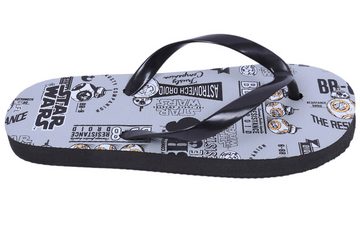 Sarcia.eu Grau-schwarze Flip-Flops Star Wars DISNEY 26-27 EU Badezehentrenner