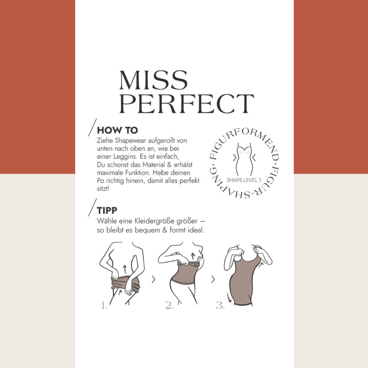 Miss Perfect Shaping-Kleid 36208 figurformendes und nahtloses Unterkleid in Größe S-2XL (38-46) – Bild 4 von 5
