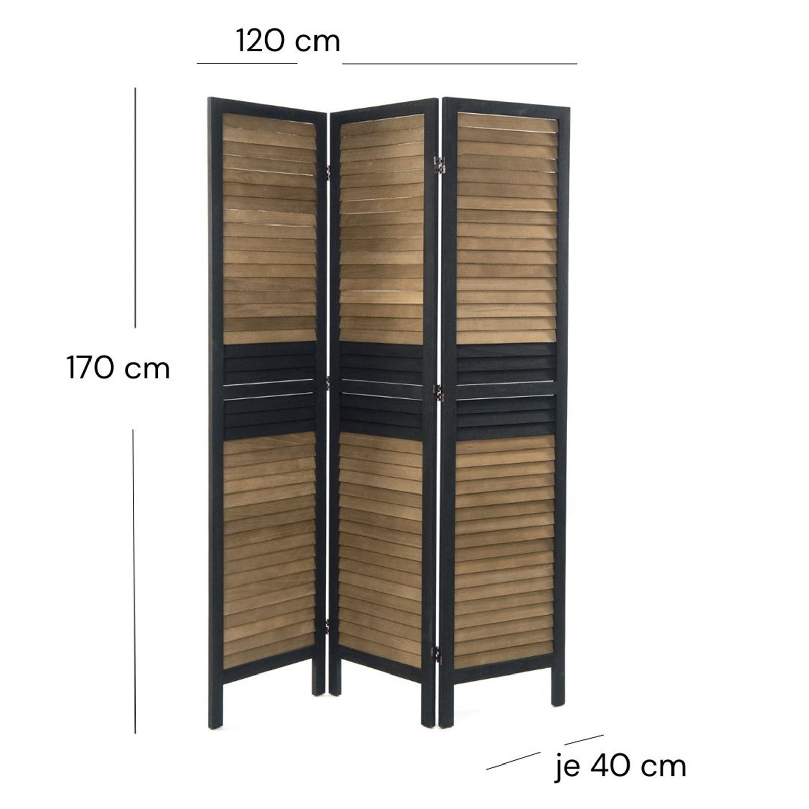 DESIGN DELIGHTS Paravent RAUMTEILER "CHALET", 3-teilig, günstig online kaufen
