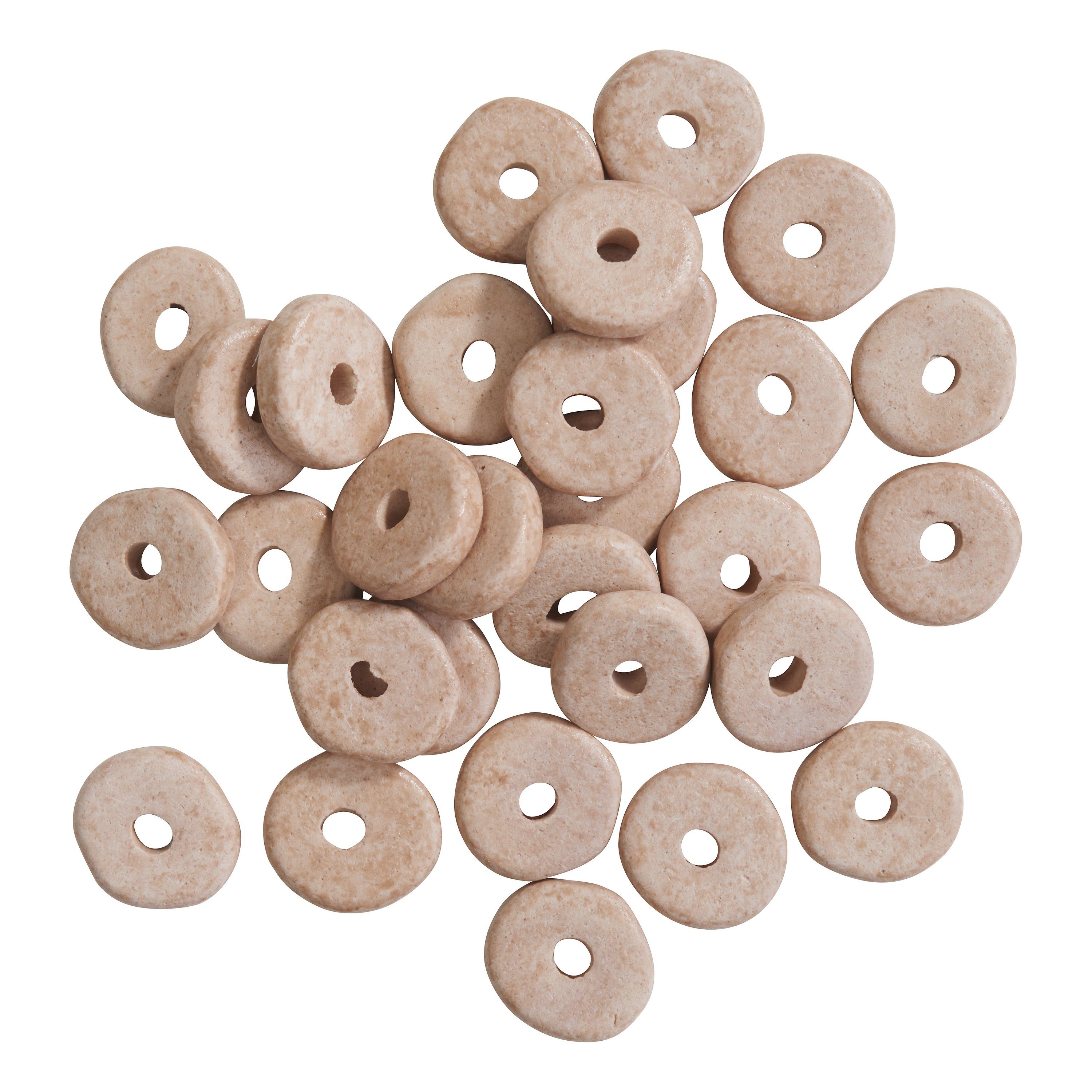 Pracht Bastelperlen Keramikscheiben, (30-tlg), 6 mm