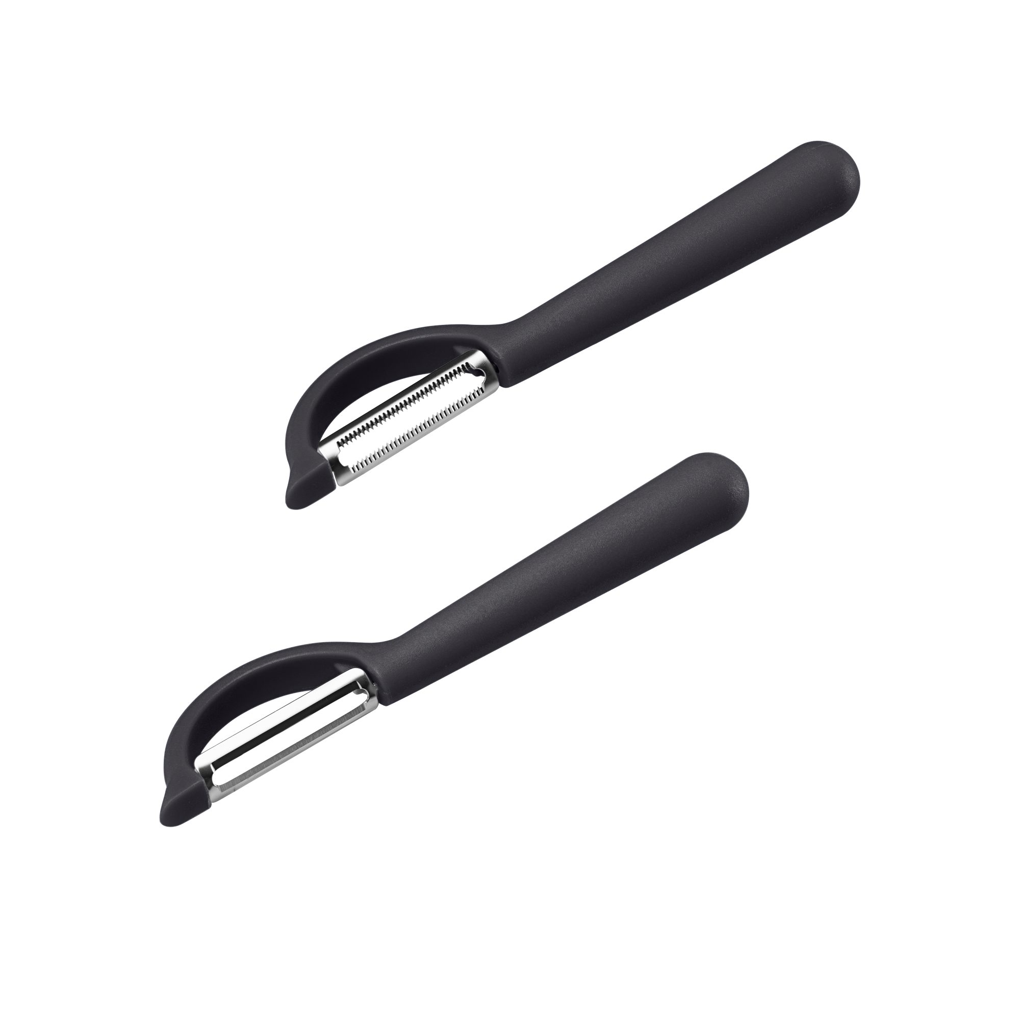 Kochblume Kochbesteck-Set Овощечистки Set - 2 tlg. (glatt+Piranha) - anthrazit