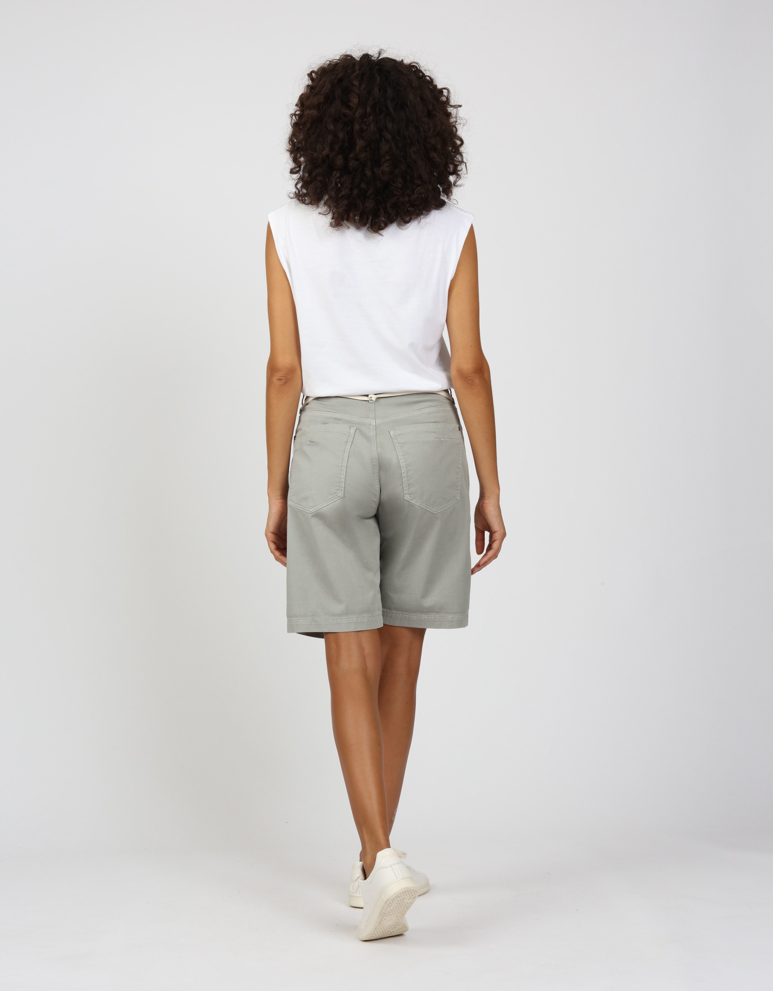 GANG Jeansshorts 94NICA WORKER SHORTS mit Kordel