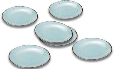 ARTE VIVA Десертная тарелка »Puro«, (6 St), aus Steinzeug, vom Sternekoch Thomas Wohlfarter empfohlen, Ø 20 cm