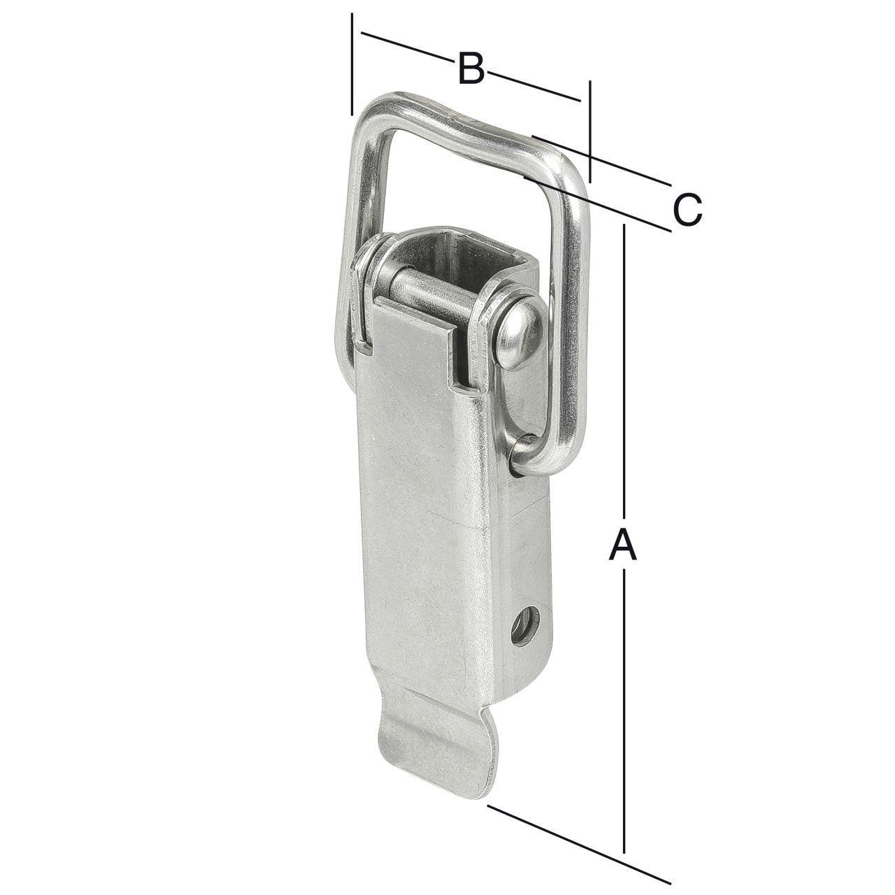 Thumbnail - Vormann Kastenriegelschloss Vormann Spannverschlüsse 52 x 23 x Ø 3.0 mm