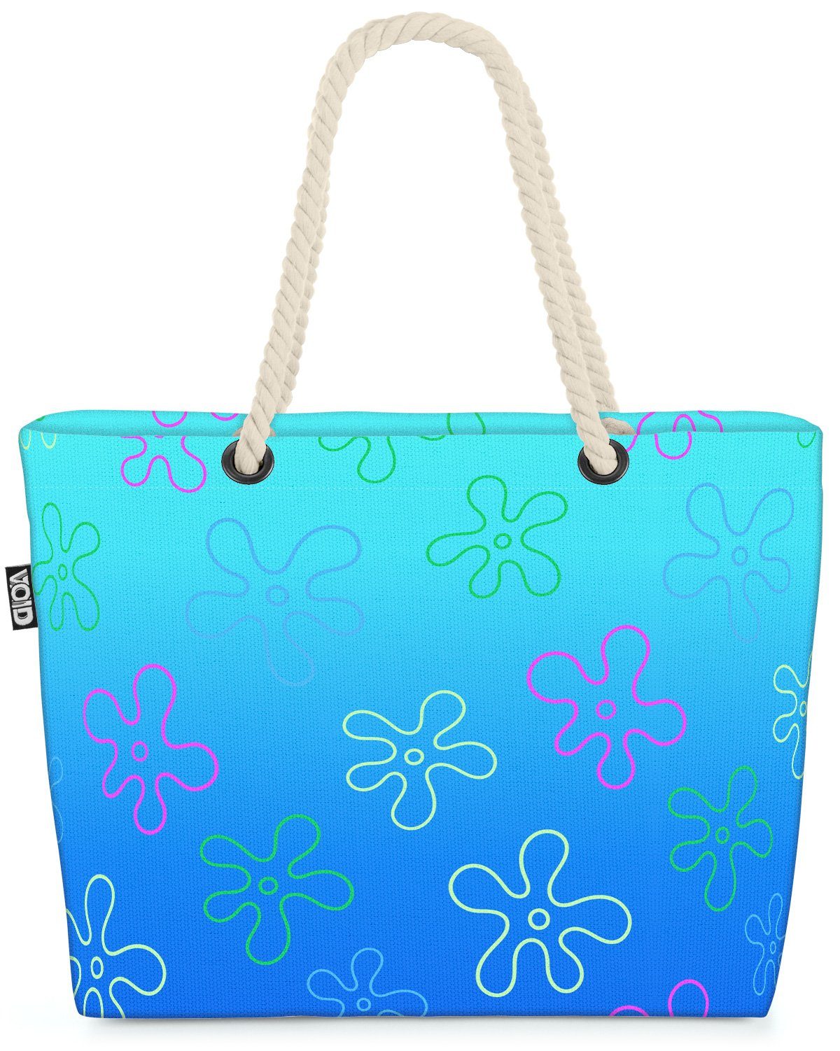 Comic VOID kinderzeimmer Strandtasche Meereshintergrund sponge-bob kinder (1-tlg), muster schwam