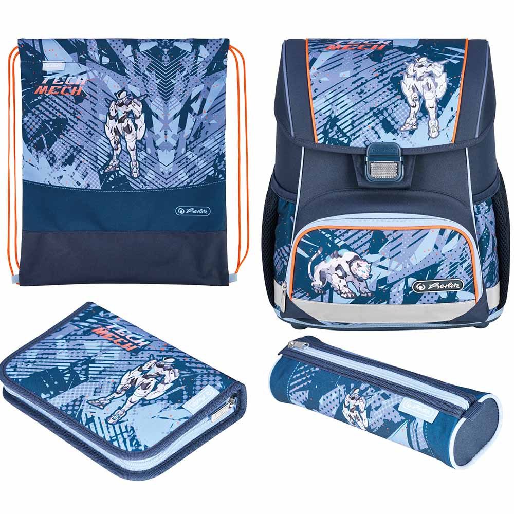 Herlitz Schulranzen Set Loop Plus 10-teilig 2025 Jungen TechMech