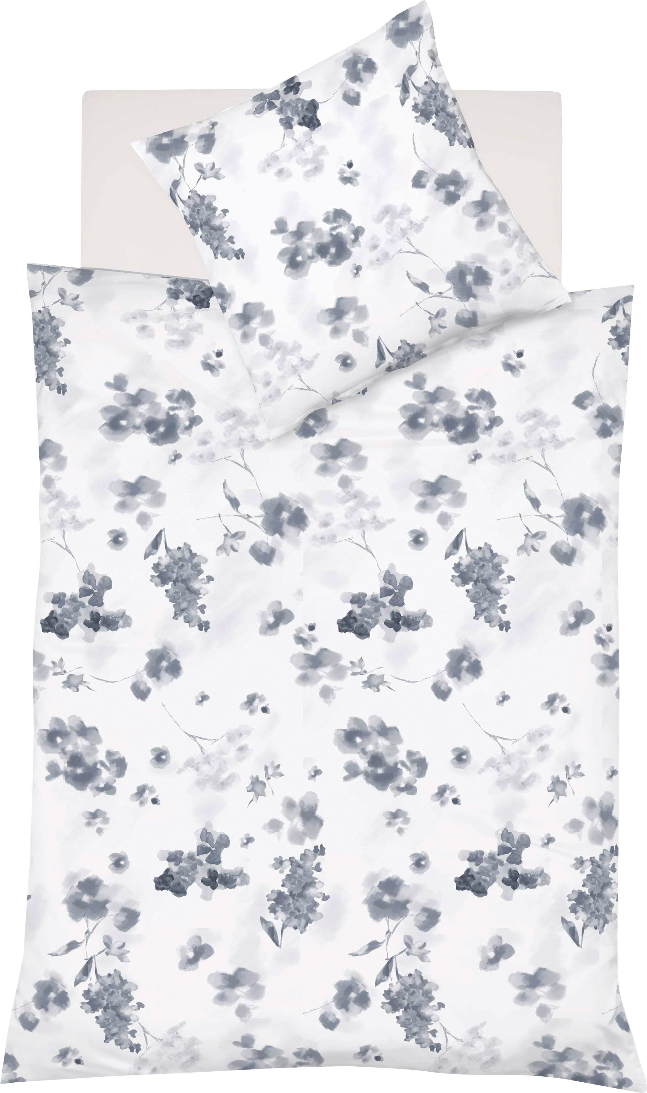 fleuresse Wendebettwäsche Provence Cassis 344103, Halbleinen, 2 teilig, 50% Baumwolle, 50% Leinen, in Gr. 135x200, 155x220, 200x200cm