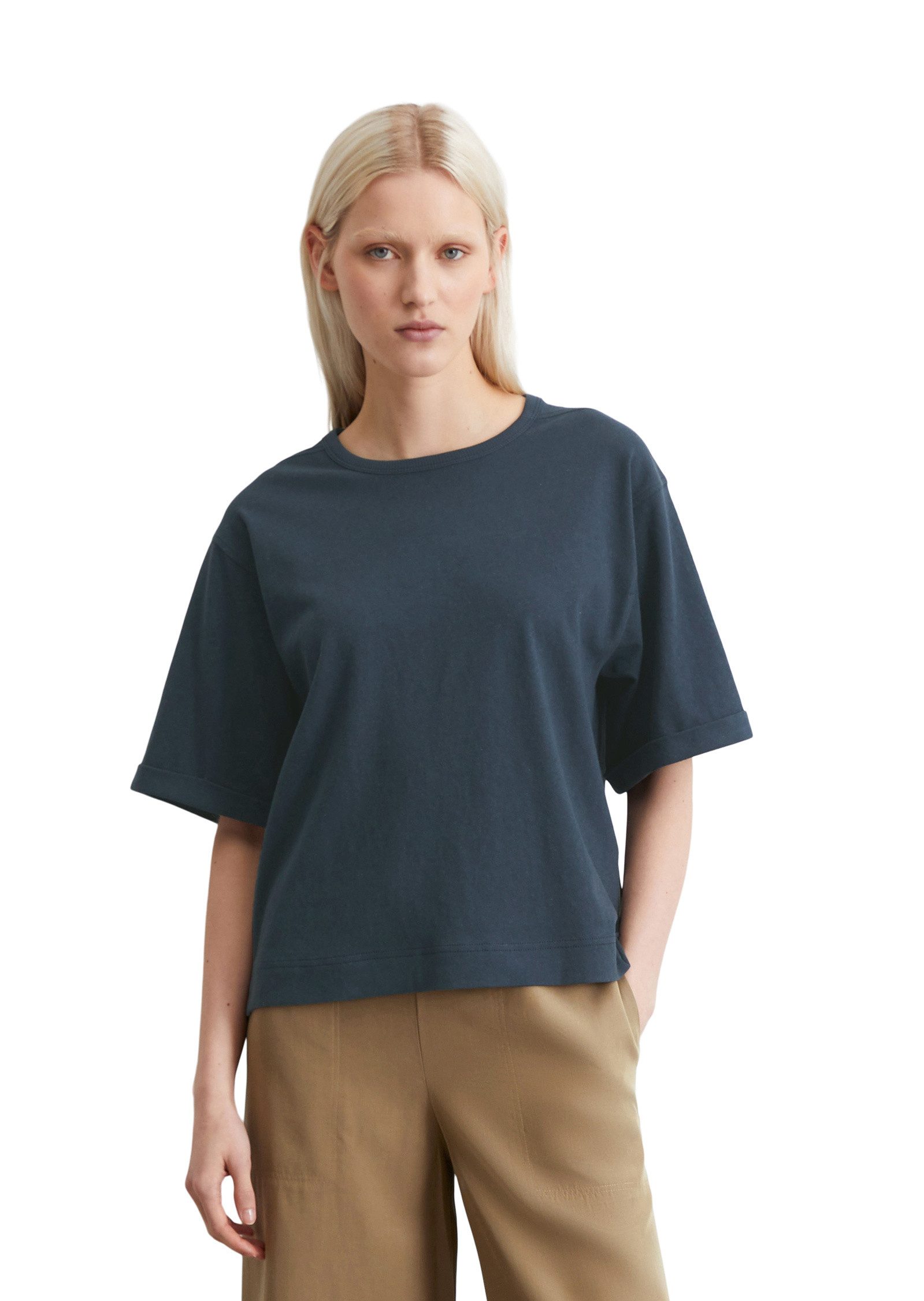 Marc O'Polo T-Shirt aus Organic Cotton-Hanf-Mix günstig online kaufen