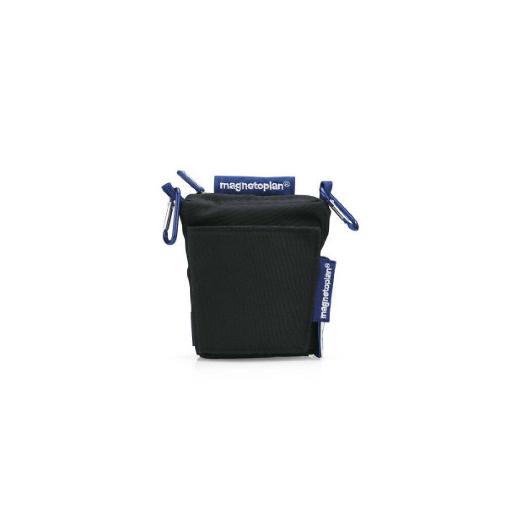 magnetoplan® Anzeigetafel Moderationstasche Action Holster - 15x19x4,5cm - Schwarz - Polyester (1-St)