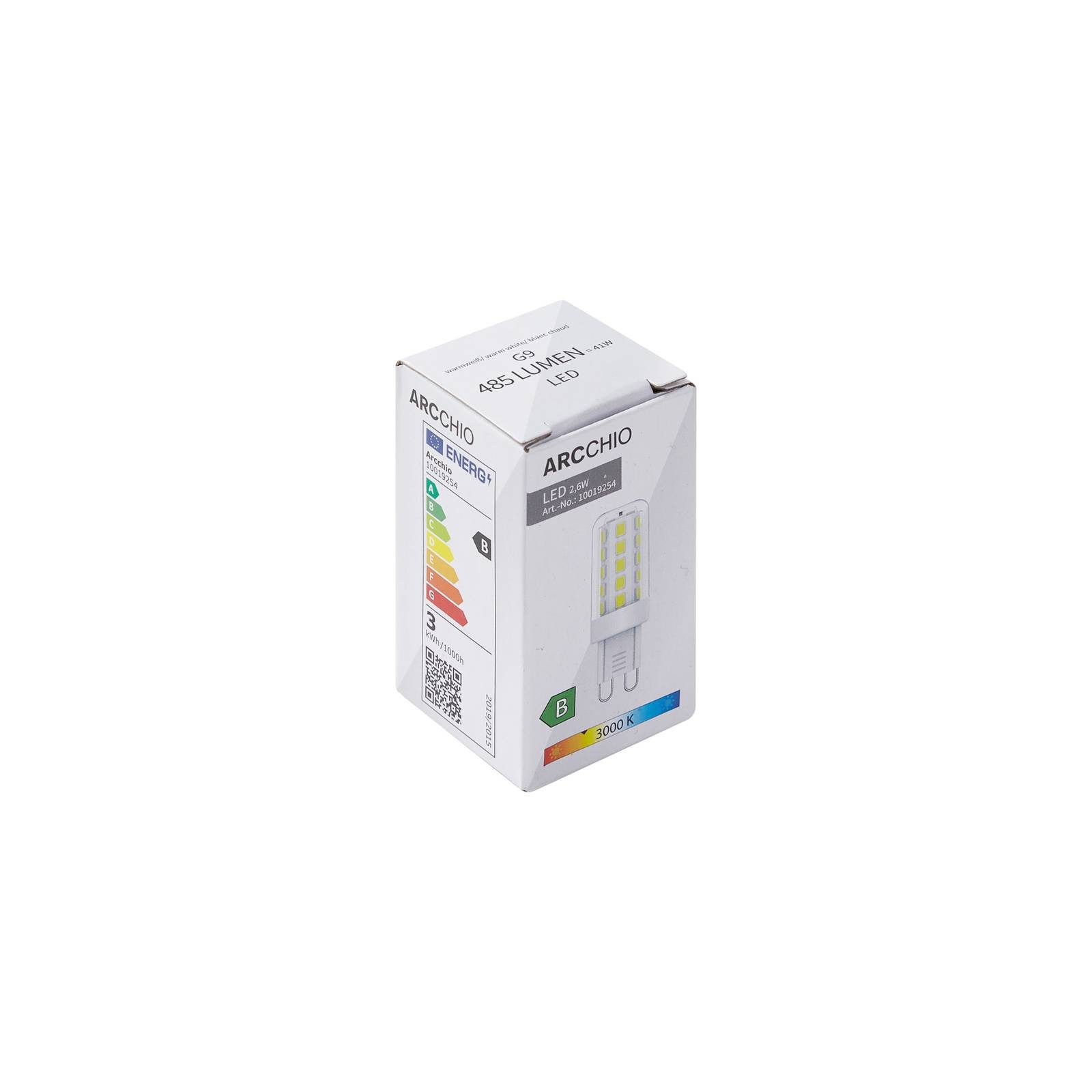 Arcchio LED-Leuchtmittel LED-Lampe G9, G9, warmweiß