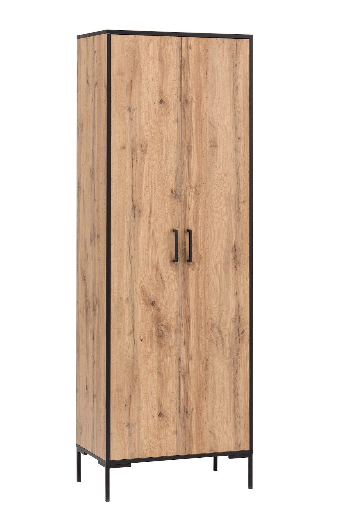 MÖBELPARTNER Aktenschrank Aktenschrank Panda, HxBxT 195x65x40 cm, Eiche günstig online kaufen