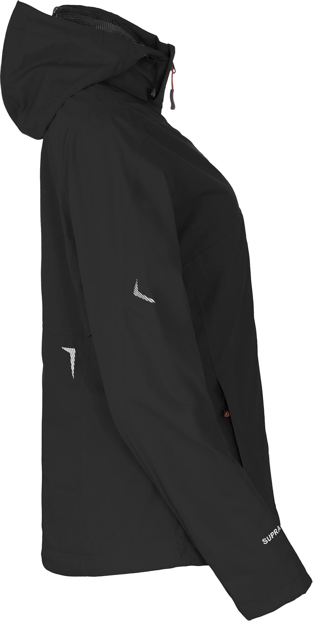 Bergson Regenjacke VALDIVIA Damen Rad-Regenjacke, Netzfutter, 12000 mm Wassersäule, Kurzgrößen, s – Bild 4 von 5