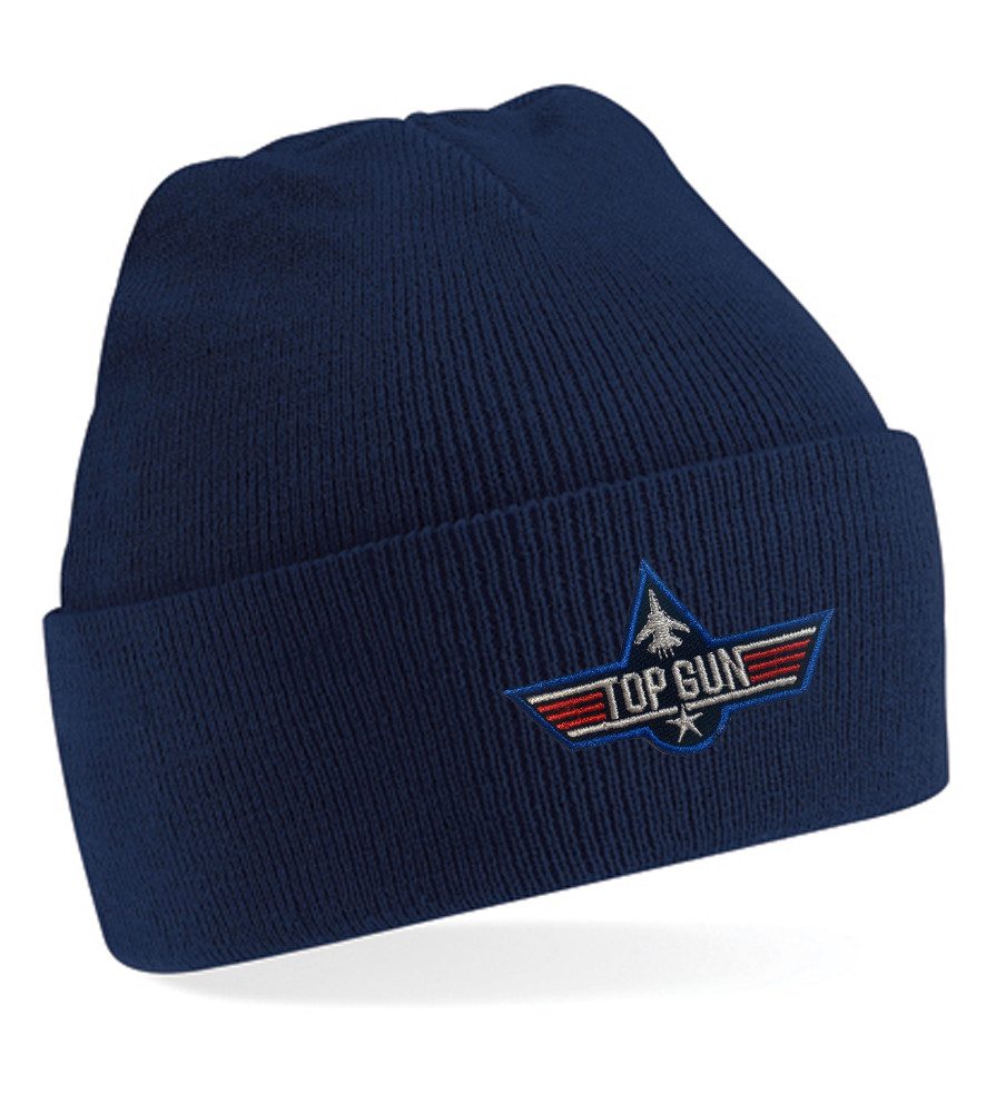 Blondie & Brownie Beanie Top Gun – Stylische Mütze für Filmfans, Retro-Design