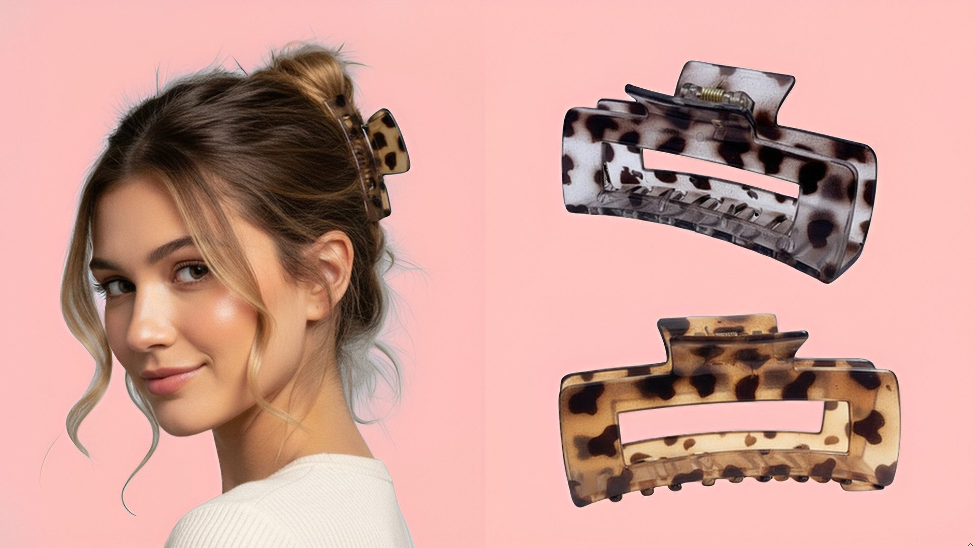 LK Trend & Style Haarspange Rechteckige Leo Design, 2-tlg., Set Preis, Design und Funktionalität treffen auf diese Spange