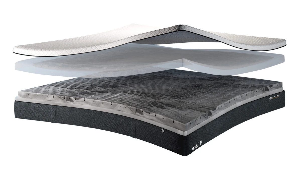 Komfortschaummatratze NadaUp, SLF24, 15 cm hoch, (Einzelmatratze), Mammoth Medical Grade™ Foam, PostureCell™-Technologie, EMF-frei