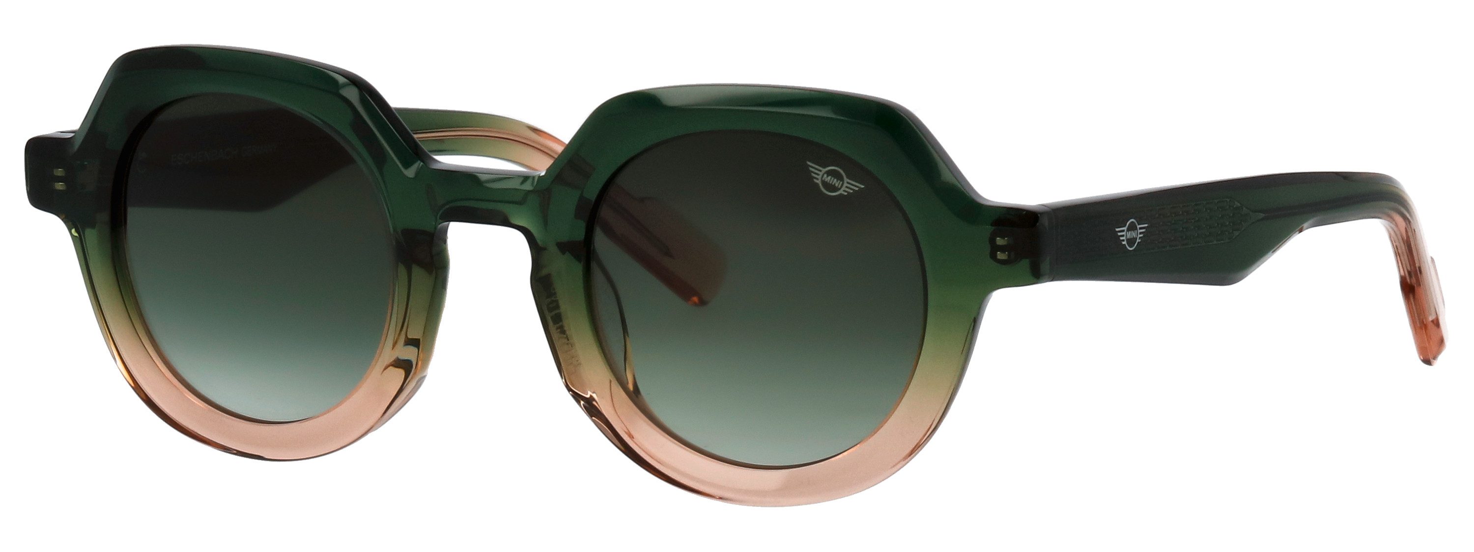 MINI EYEWEAR Sonnenbrille Modell 746036 Form Hexagon, Logoschriftzug auf Bügel, Kunststofffassung