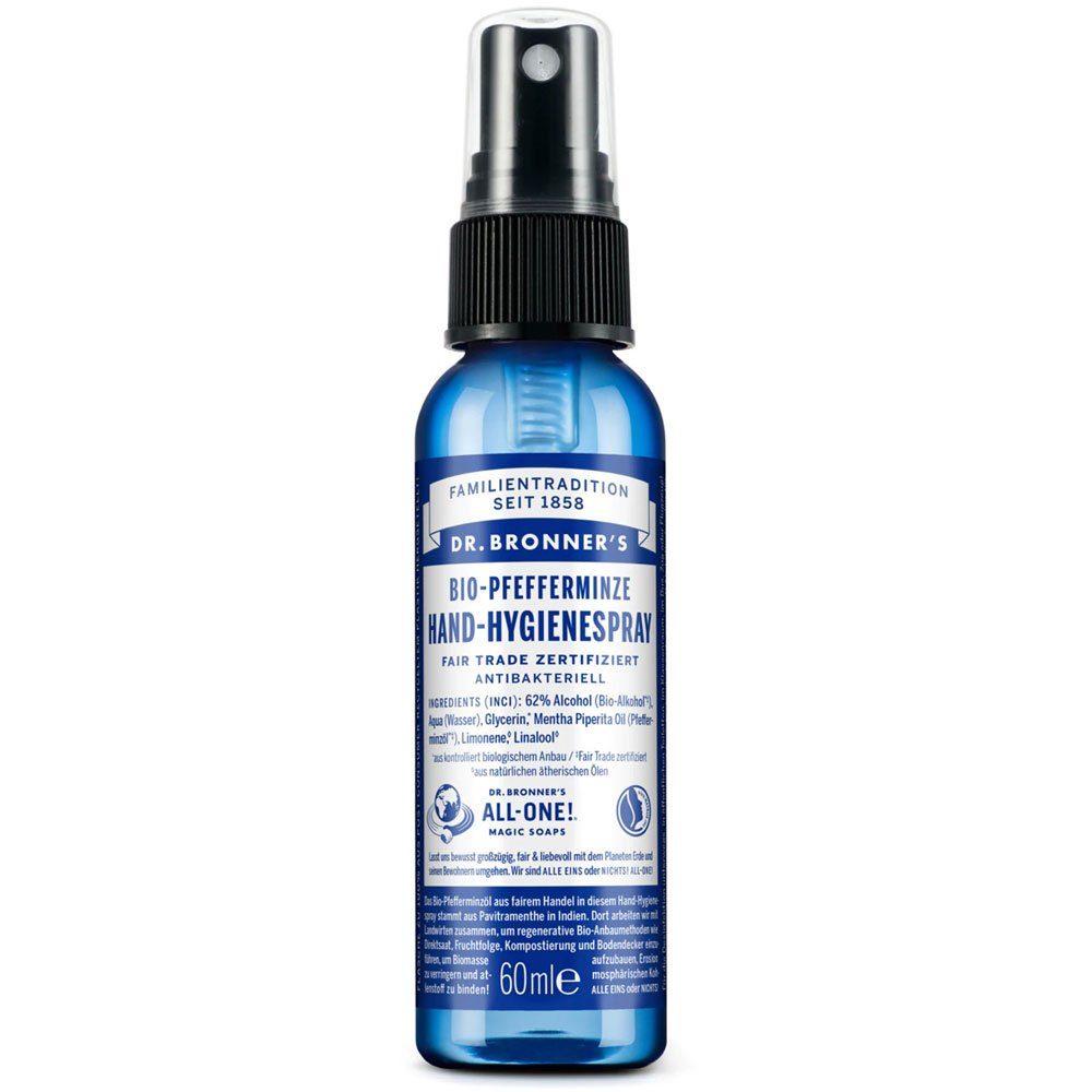 Dr. Bronners Duftöl Pfefferminze Hand Cleansing Spray, 60 ml