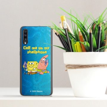 DeinDesign Handyhülle Patrick Star Spongebob Schwammkopf Serienmotiv, Samsung Galaxy A70 Silikon Hülle Bumper Case Handy Schutzhülle