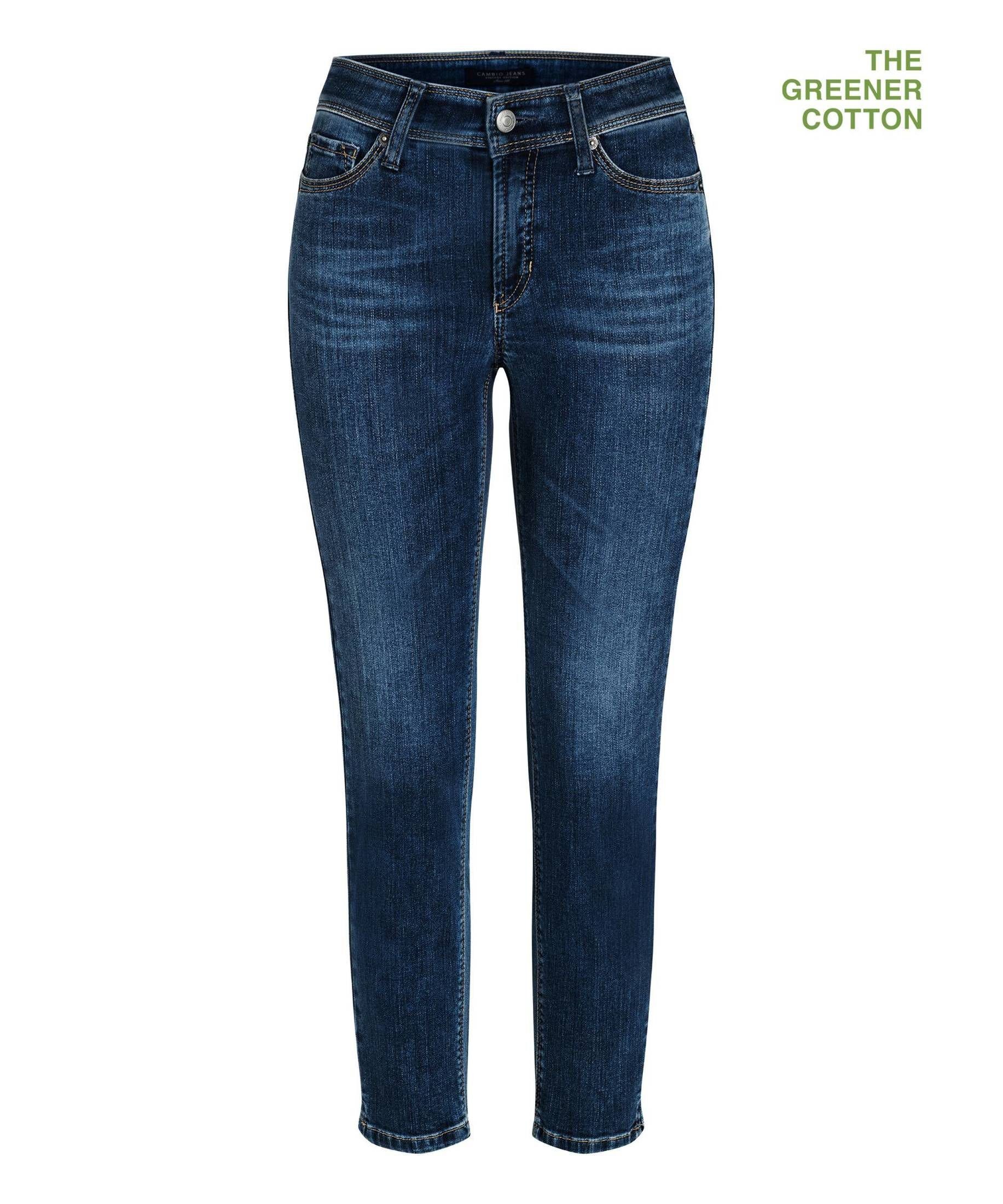 Cambio 5-Pocket-Jeans Damen Джинсы "Piper" Slim Fit verkürzt (1-tlg)