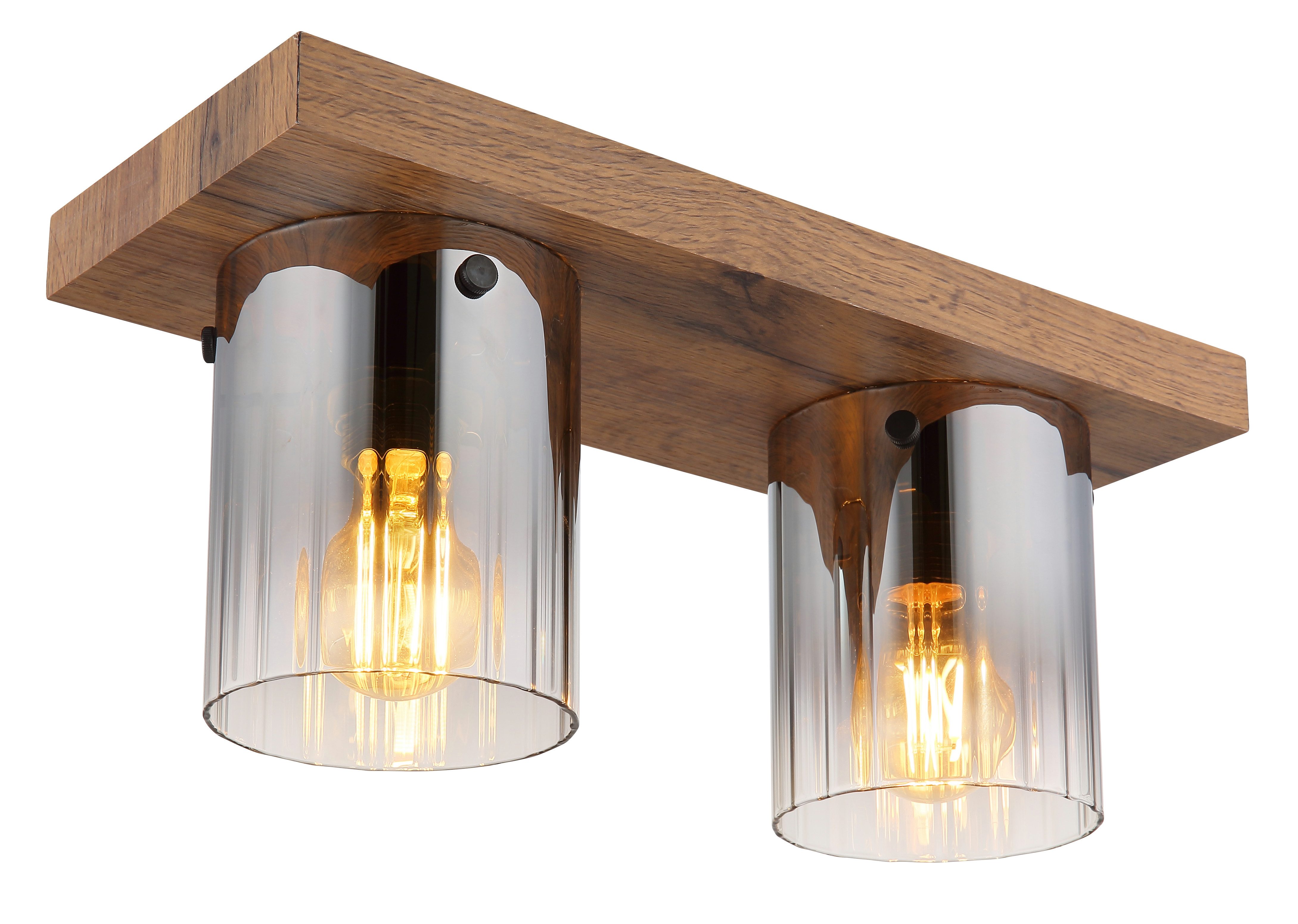 GLOBO LIGHTING Deckenleuchte UNDERWOOD, ohne Leuchtmittel, Deckenlampe Wohnzimmer-Leuchte Schlafzimmer-Leuchte Flur Küche