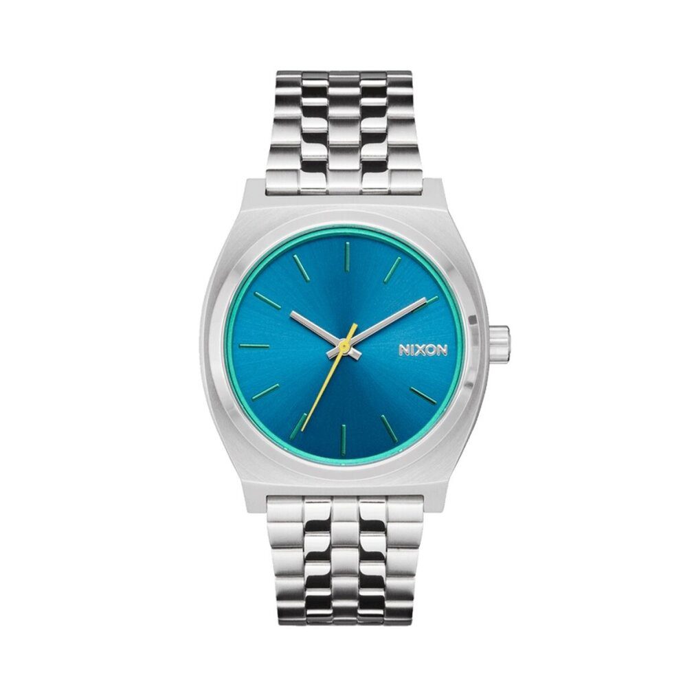 Nixon Luxusuhr Herrenuhr TIME TELLER Silberfarben