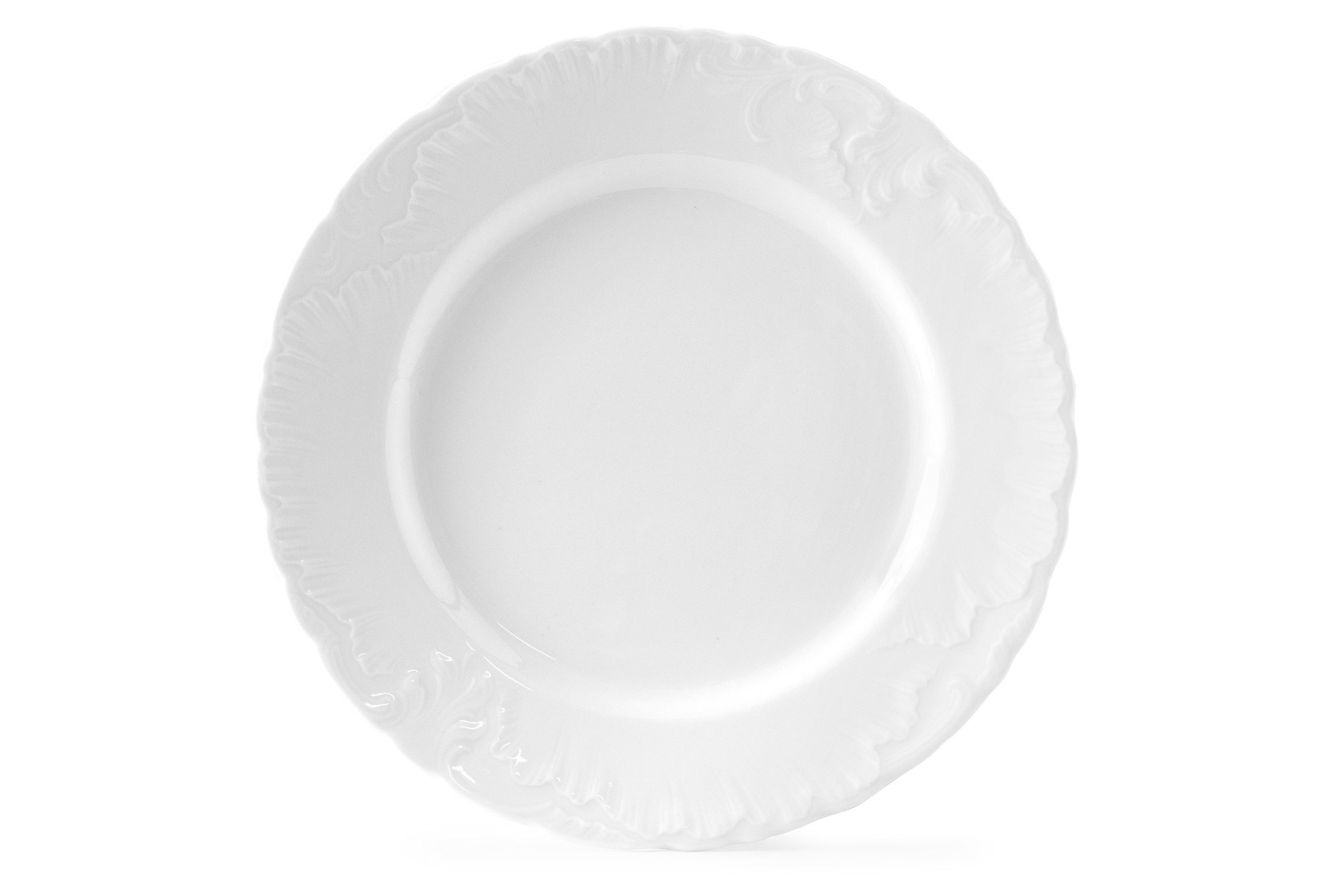 KONSIMO® Teller-Set CMIELOW ROCOCO, Tafelservice, Hochwertiges Premium-Porzellan (6-tlg), 6 Personen, Porzellan, elegante Dekorationen, 6x Frühstücksteller