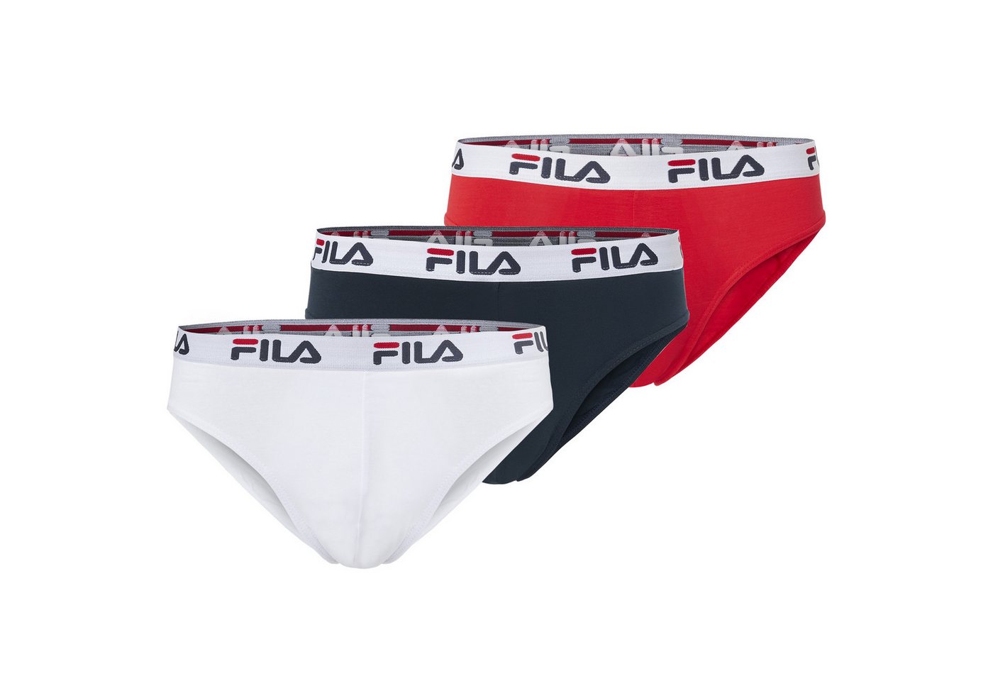 Fila Slip MAN BRIEF (3er Pack) mit elastischem Logobund