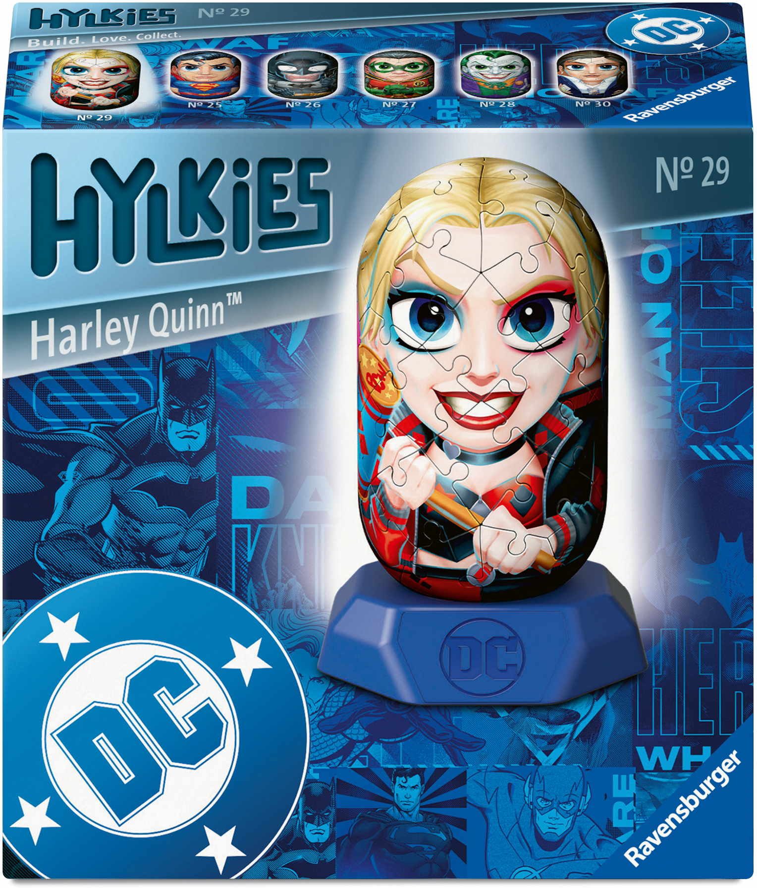 Ravensburger 3D-Puzzle 54 Teile 3D Puzzle Hylkies Harley Quinn Sammelfigur 12008016, Puzzleteile