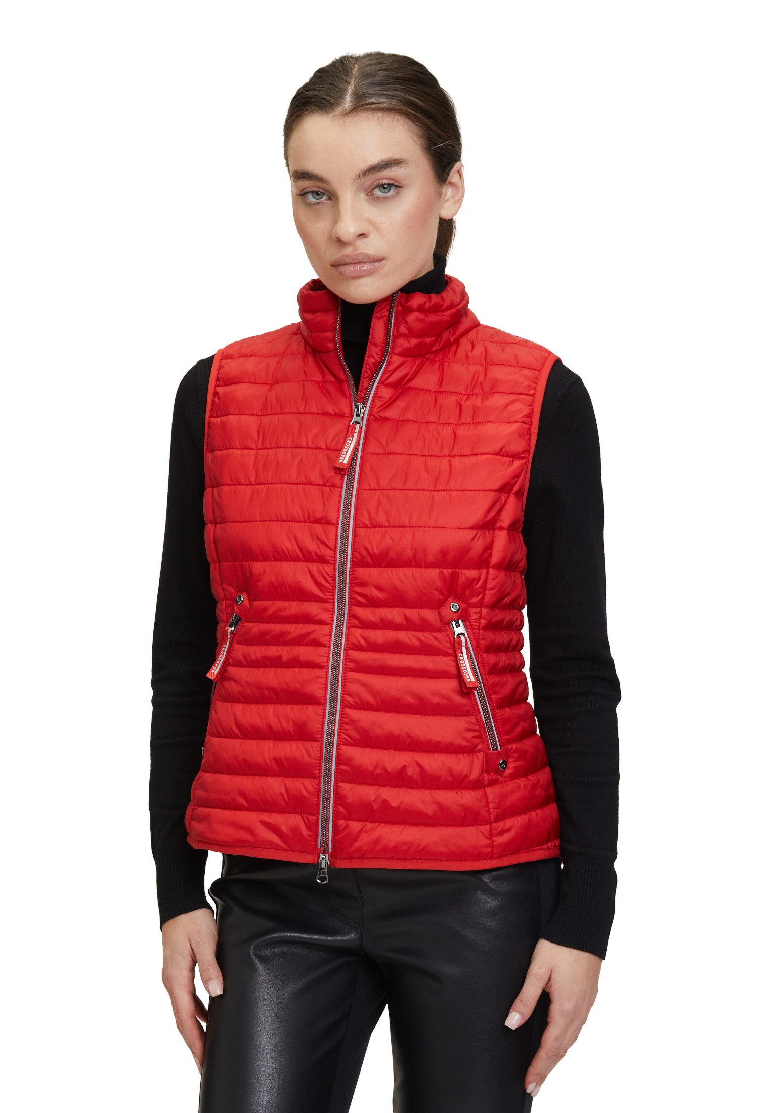 Strickweste Betty Barclay Damen Steppweste mit Stehkragen