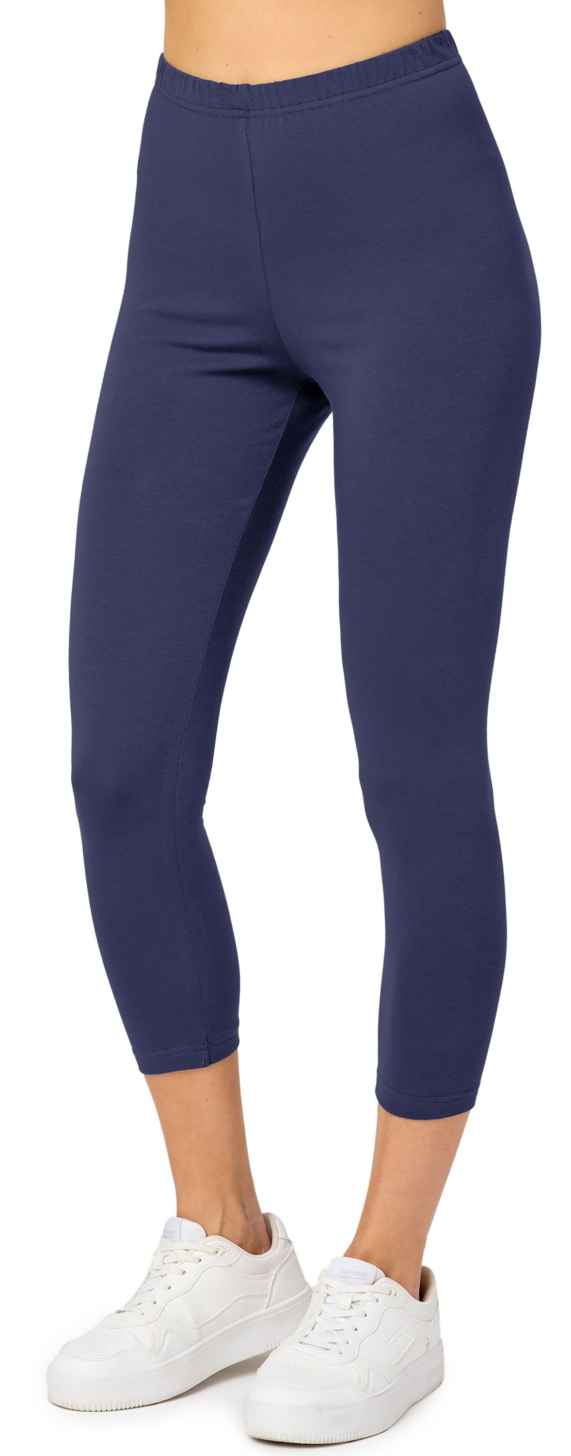 Merry Style Leggings Caprihose Damen 3/4 Hose MS10-199 (1-tlg) aus Baumwoll günstig online kaufen