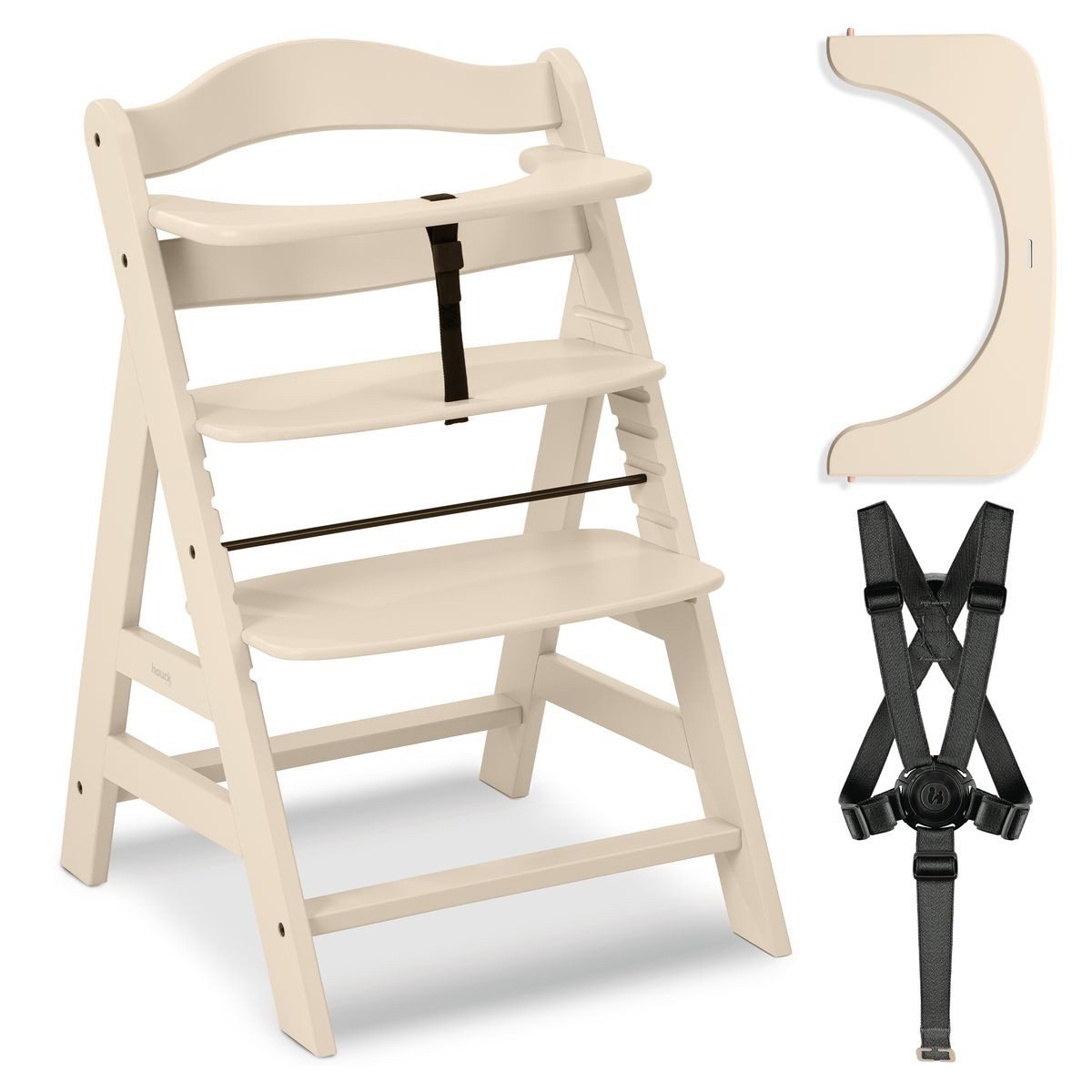Hauck Hochstuhl Alpha Plus - Vanilla, günstig online kaufen