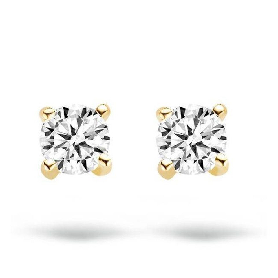 Blush Paar Ohrstecker BLUSH Ohrstecker 14 Karat Gelbgold mit Zirkonia 7128YZI