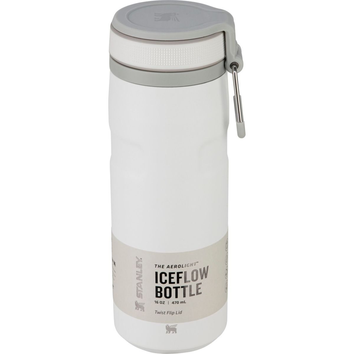 Trinkflasche Iceflow Bottle Twist Flip 0,47 L Frost