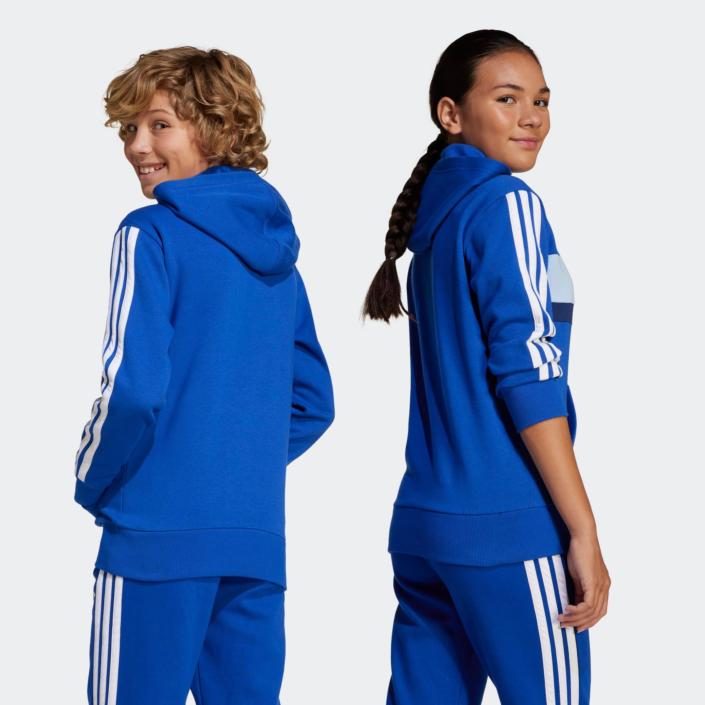 adidas Sportswear Kapuzensweatshirt J 3S TIB FL HD mit Rundhals, ohne Verschluss, in normaler Länge