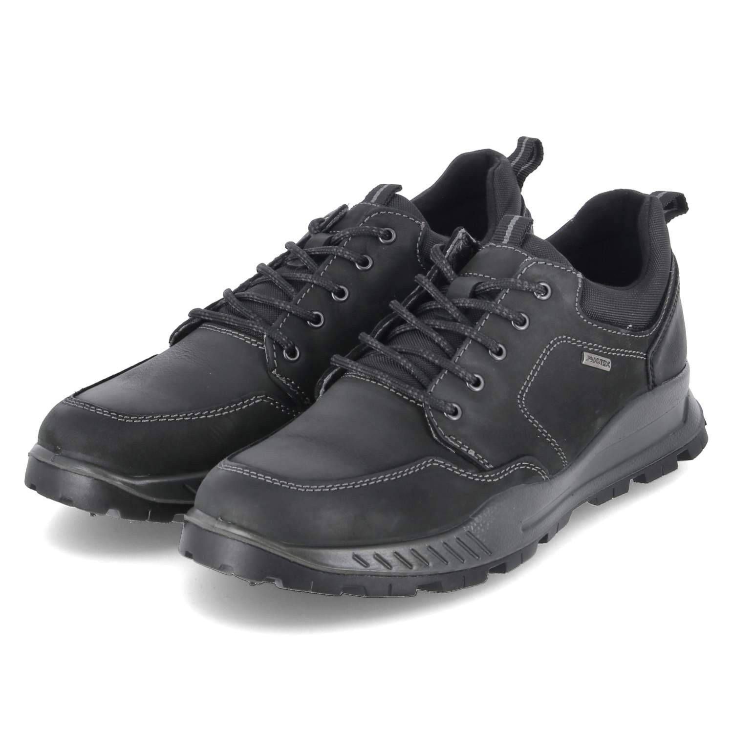 Beliano 852938/30050 Herren Leder & Textil black Schnürschuh
