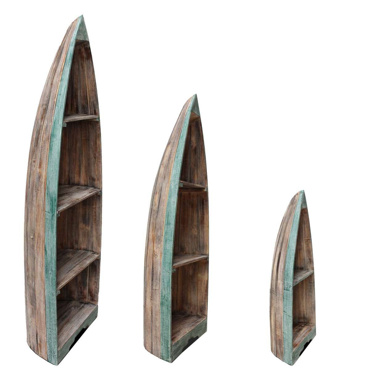 Oriental Galerie Standregal Bootsregal klein Nr 6 - braun grün