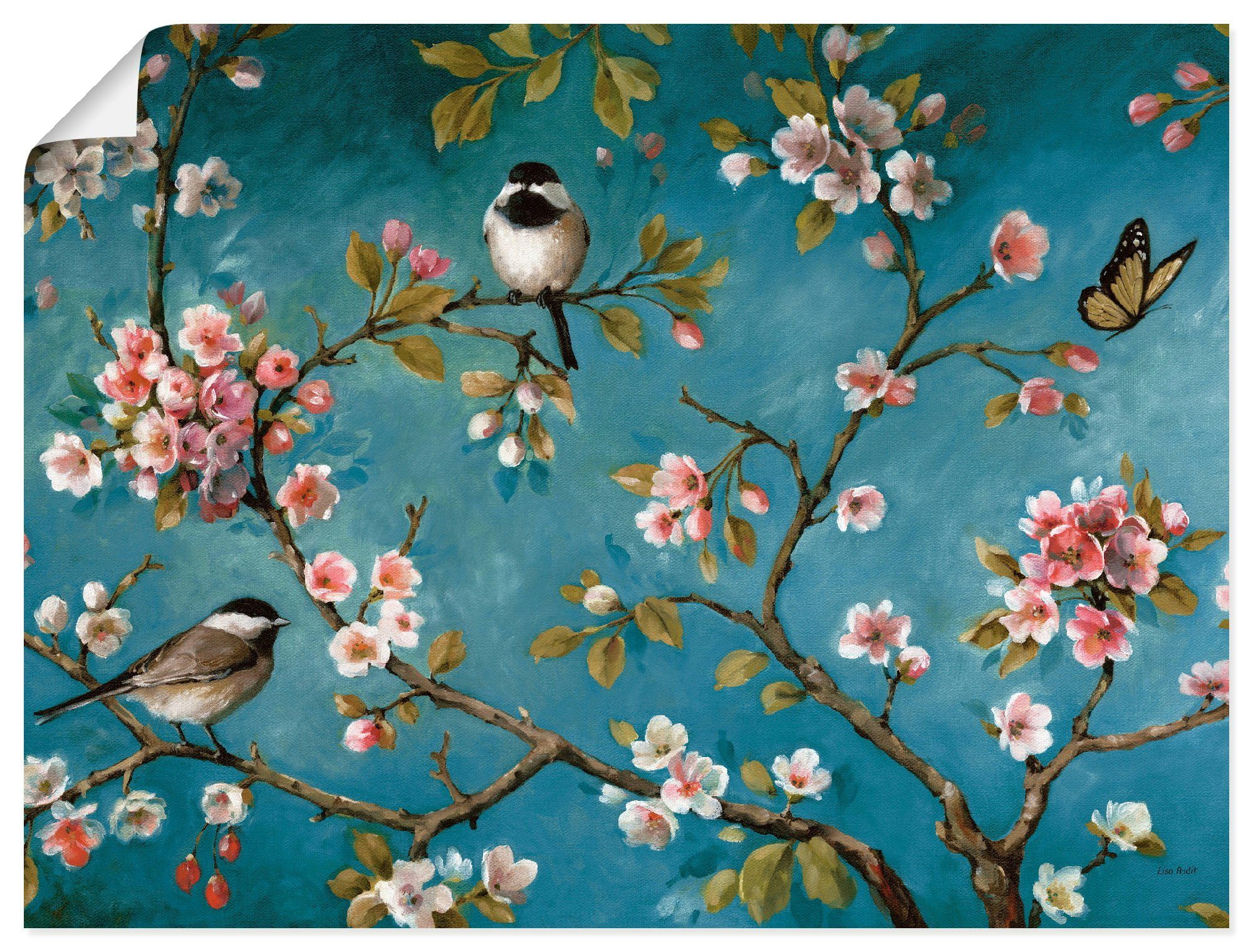Artland Poster Blüte I, Blumen (1 St), ohne Rahmen