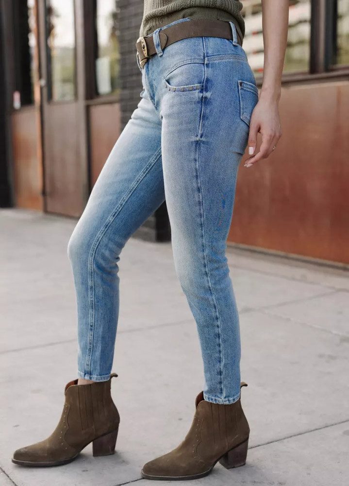 Freeman T. Porter 7/8-Jeans Alexa High Waist Cropped Super Stretch Denim pi günstig online kaufen