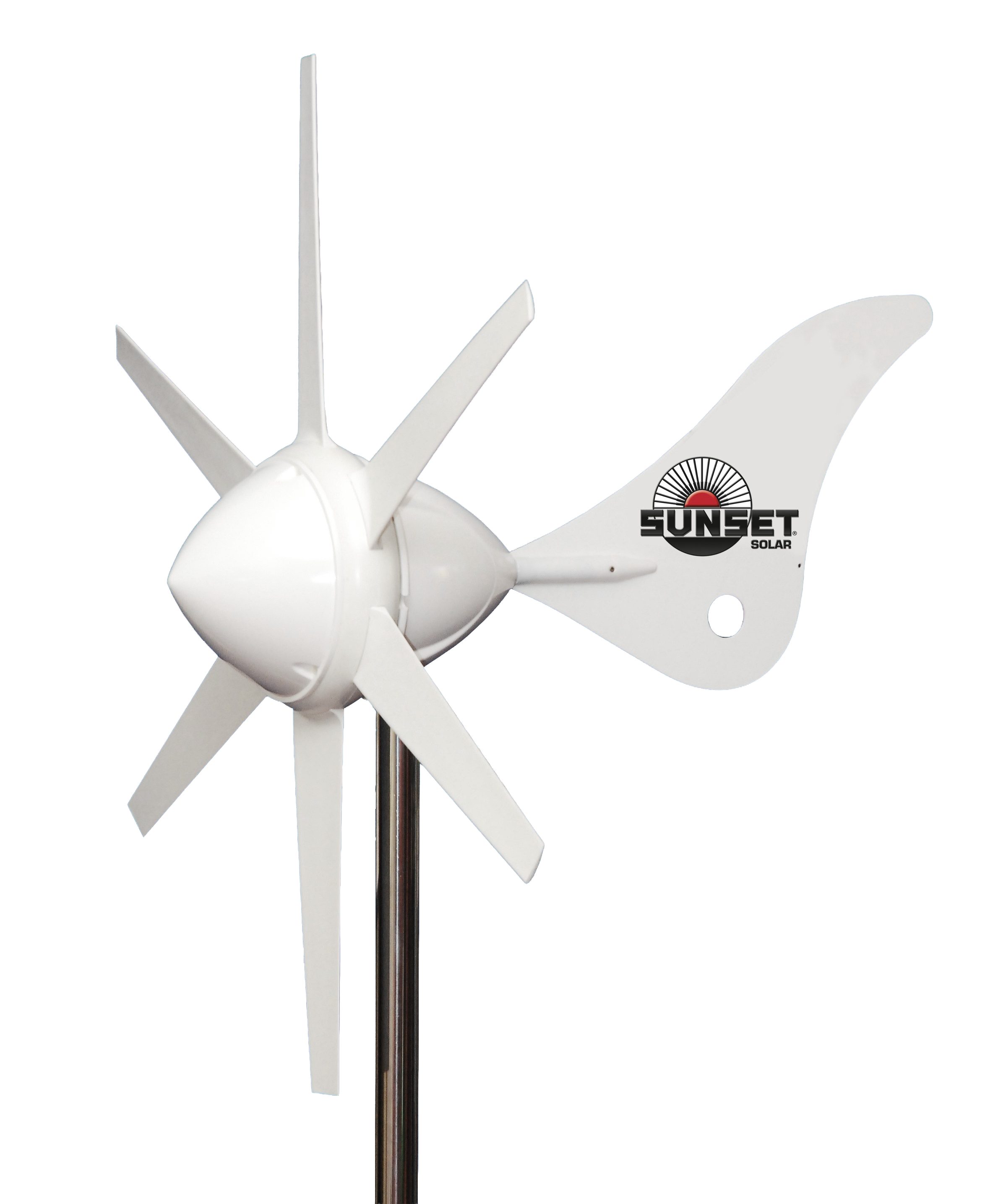 Sunset Stromerzeuger Windgenerator WG 914i, max. 300 Watt, Stromerzeugung, vibrationsarm, 12 V, Windkraftanlage für Boot, Wohnmobil, Gartenhaus, wartungsfrei