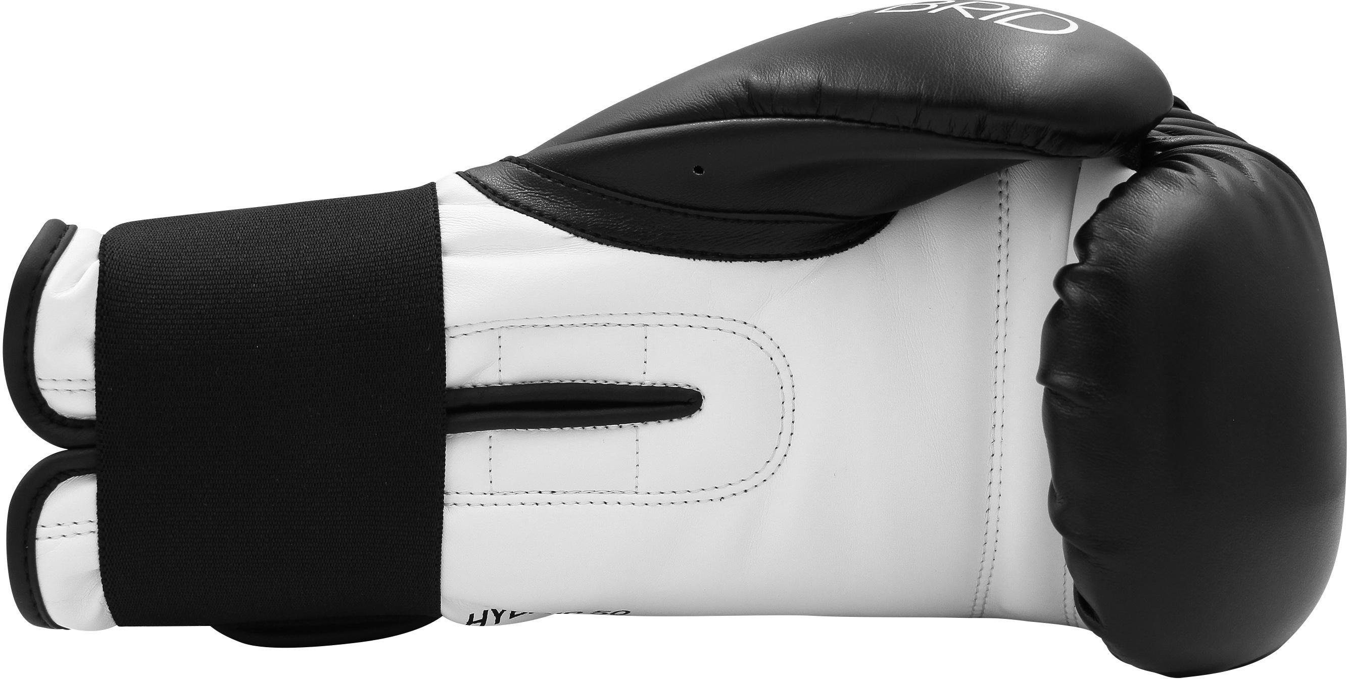 adidas Performance Hyprid Boxhandschuhe 50 schwarz/weiß
