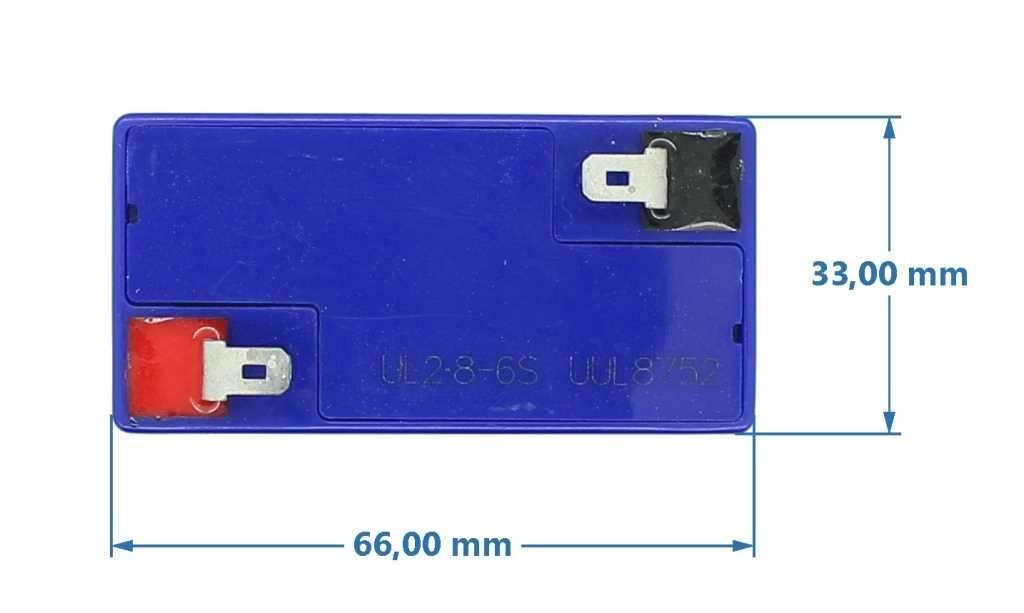 Ultracell Ultracell UL2.8-6 6V 2,8Ah Bleiakku AGM Blei Gel Akku Akku 2800 mAh (6,0 V)