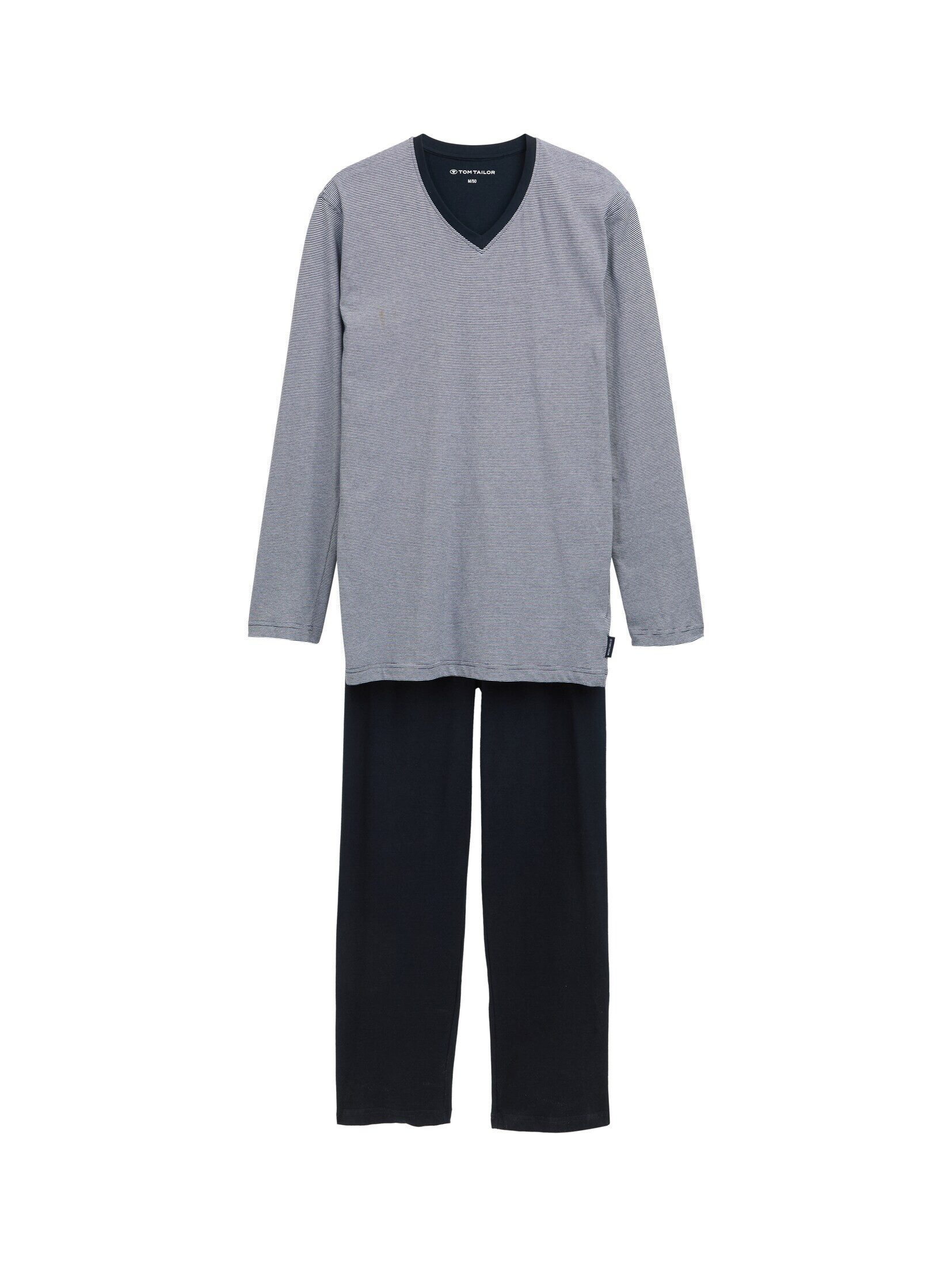 TOM TAILOR Pyjama Pyjama-Set aus Baumwolle günstig online kaufen