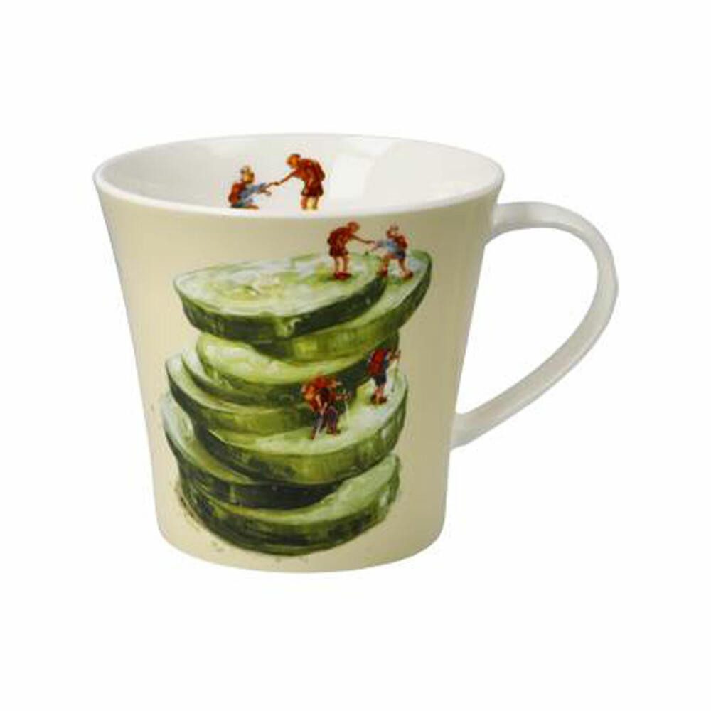 Goebel Tasse Daria Rosso - Reaching Lighter Summits, Fine Bone China