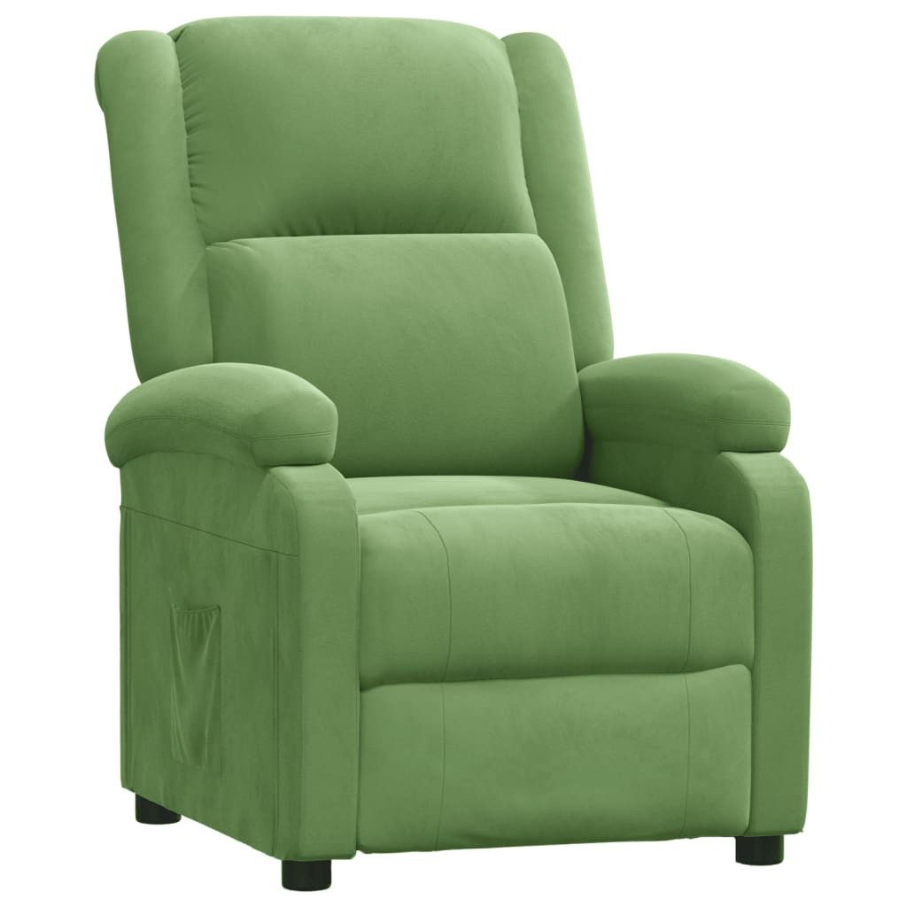 vidaXL Sessel Relaxsessel Hellgrün Samt (1-St) günstig online kaufen