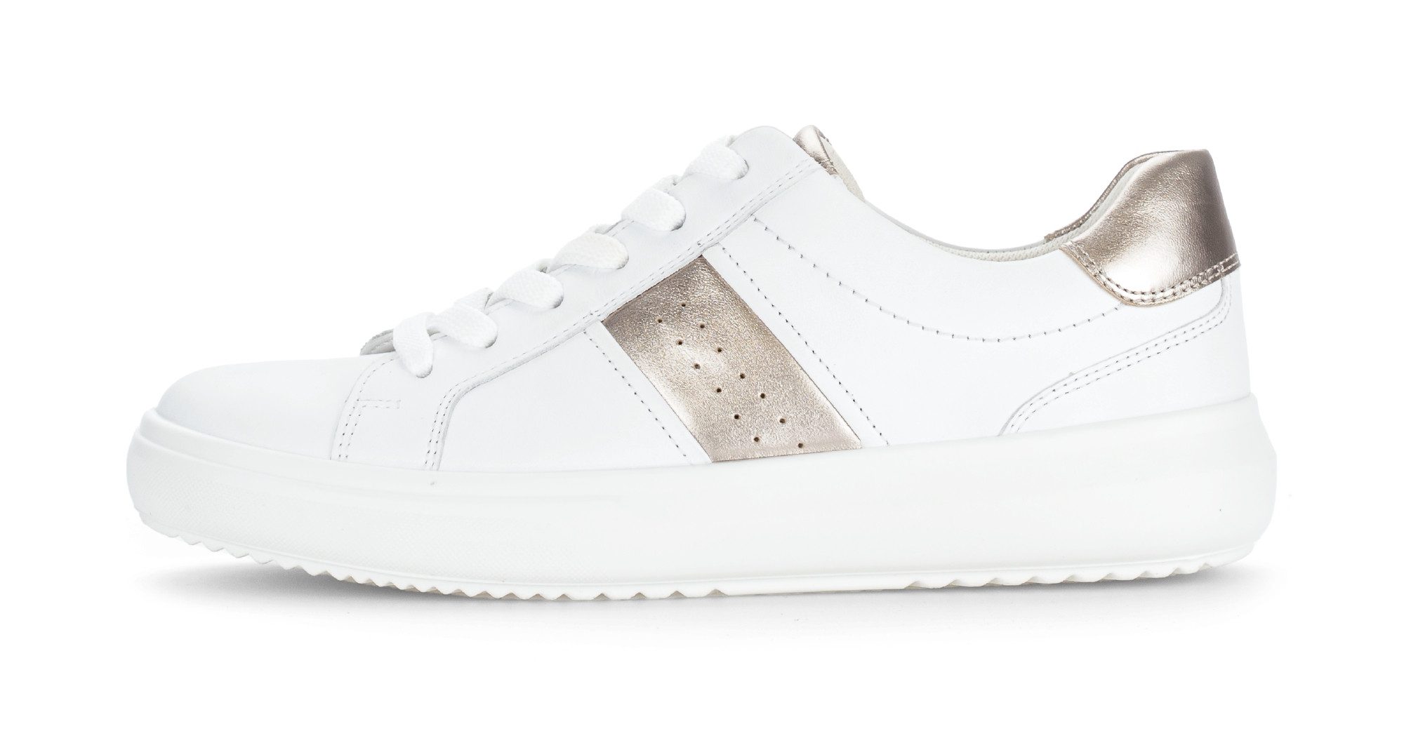 Gabor Plateausneaker, Freizeitschuh, Halbschuh, Schnürschuh mit weichem Schaftrand