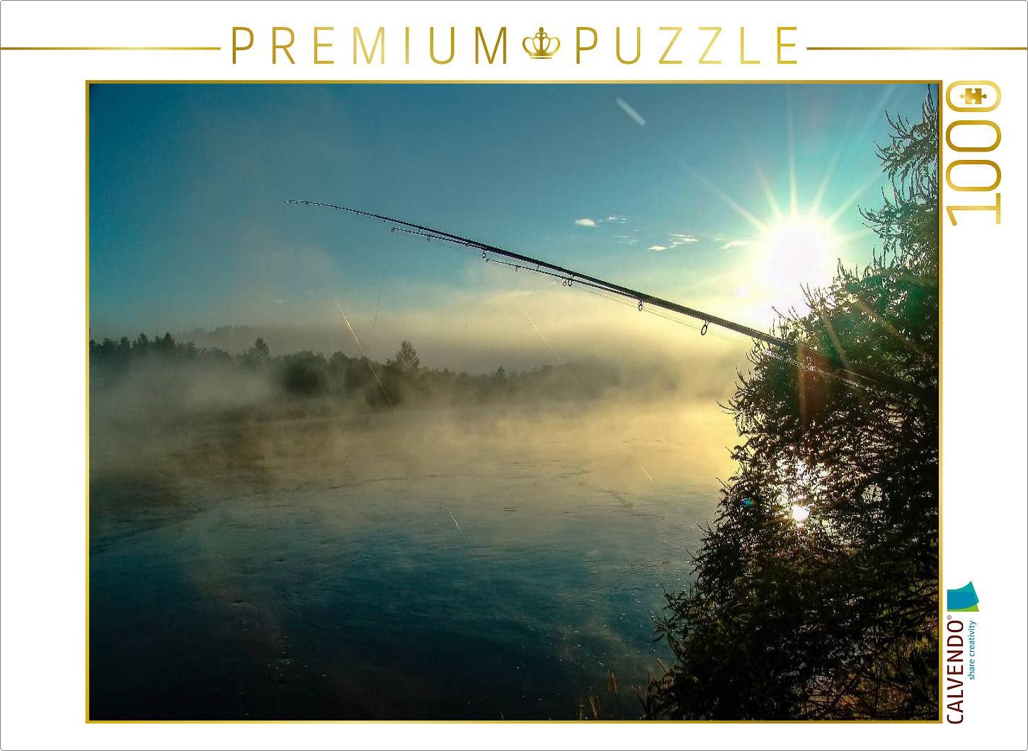 CALVENDO Puzzle CALVENDO Puzzle Ruhig werden - Angeln, 1000 Teile Lege-Größ günstig online kaufen