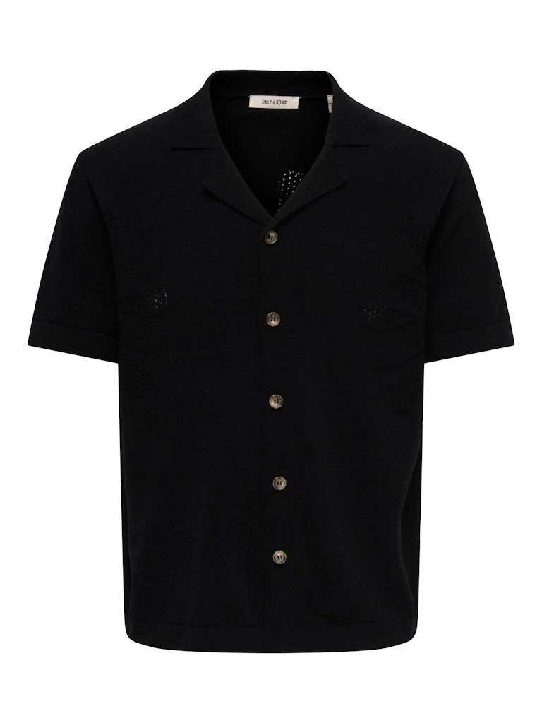 ONLY & SONS Strickjacke ONSJAM LIFE REG SS SHIRT KNIT