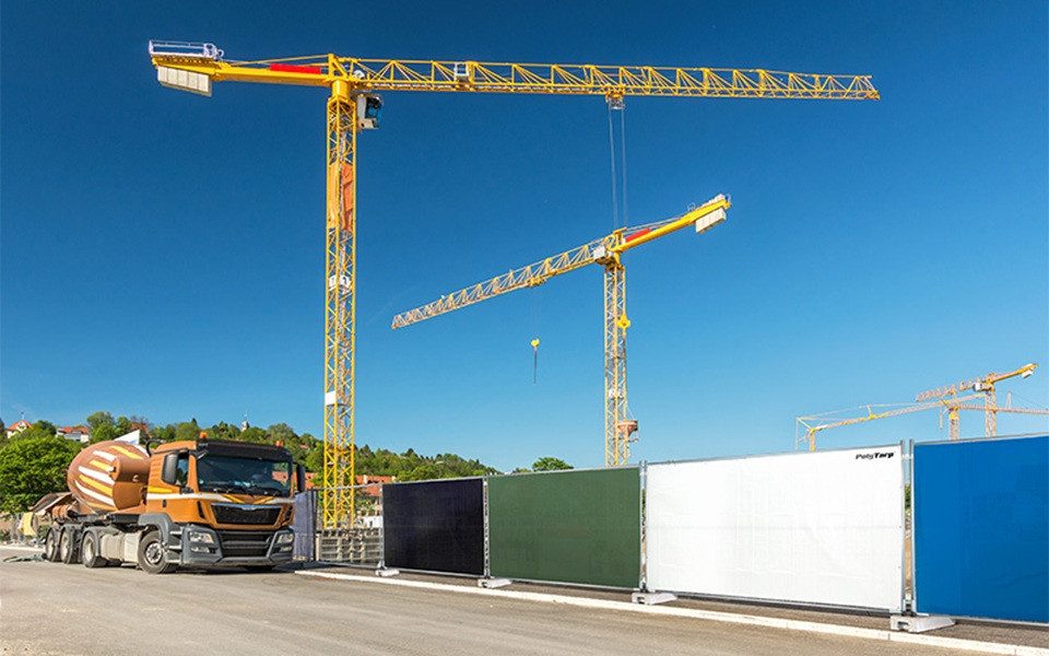 EraGreen Sichtschutzelement Bauzaunplane Sichtschutz-Plane PE-Gewebe mit Ösen Abdeckplane, (grün, 1,76m x 3,41m)