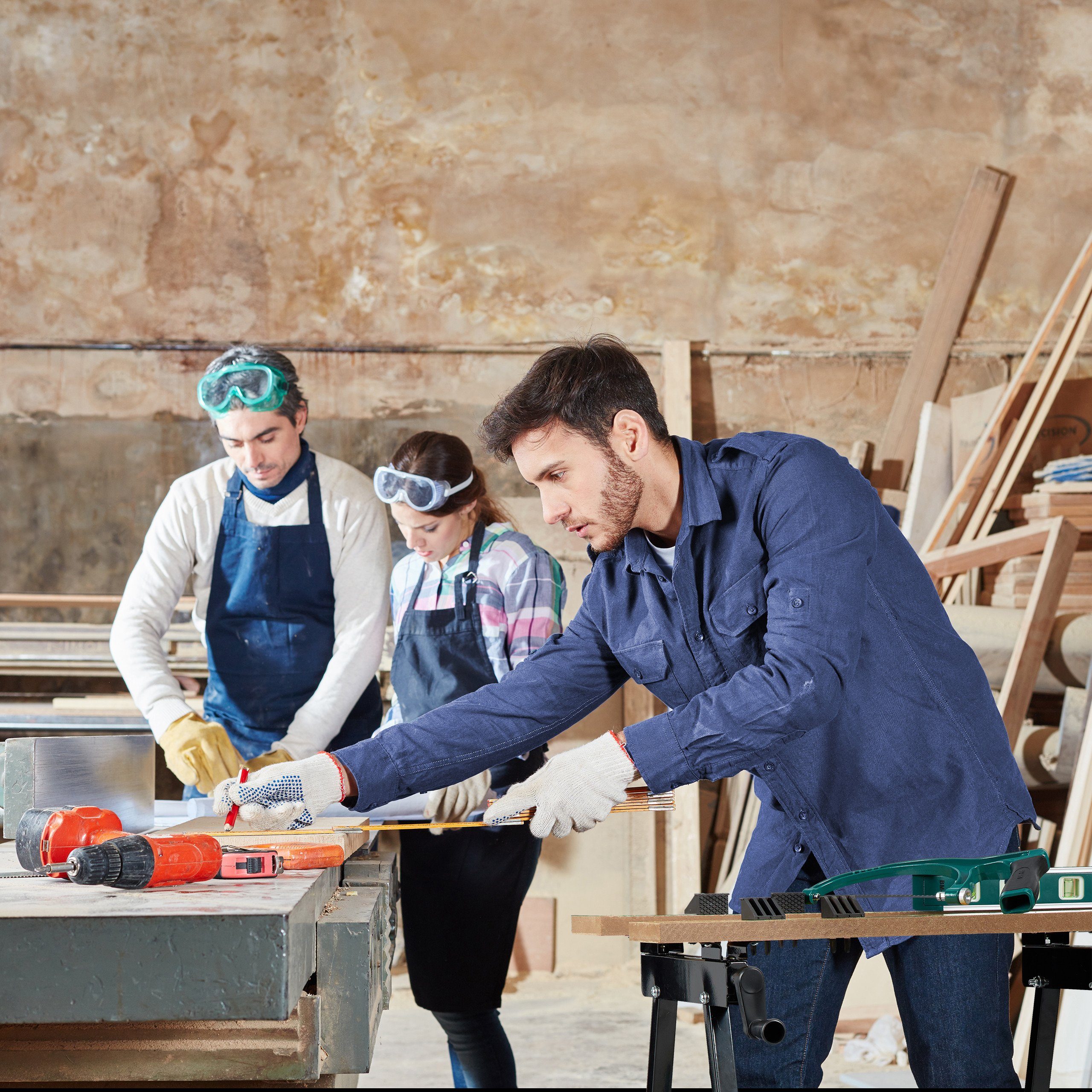 relaxdays Werkbank Klappbare Werkbank aus Stahl