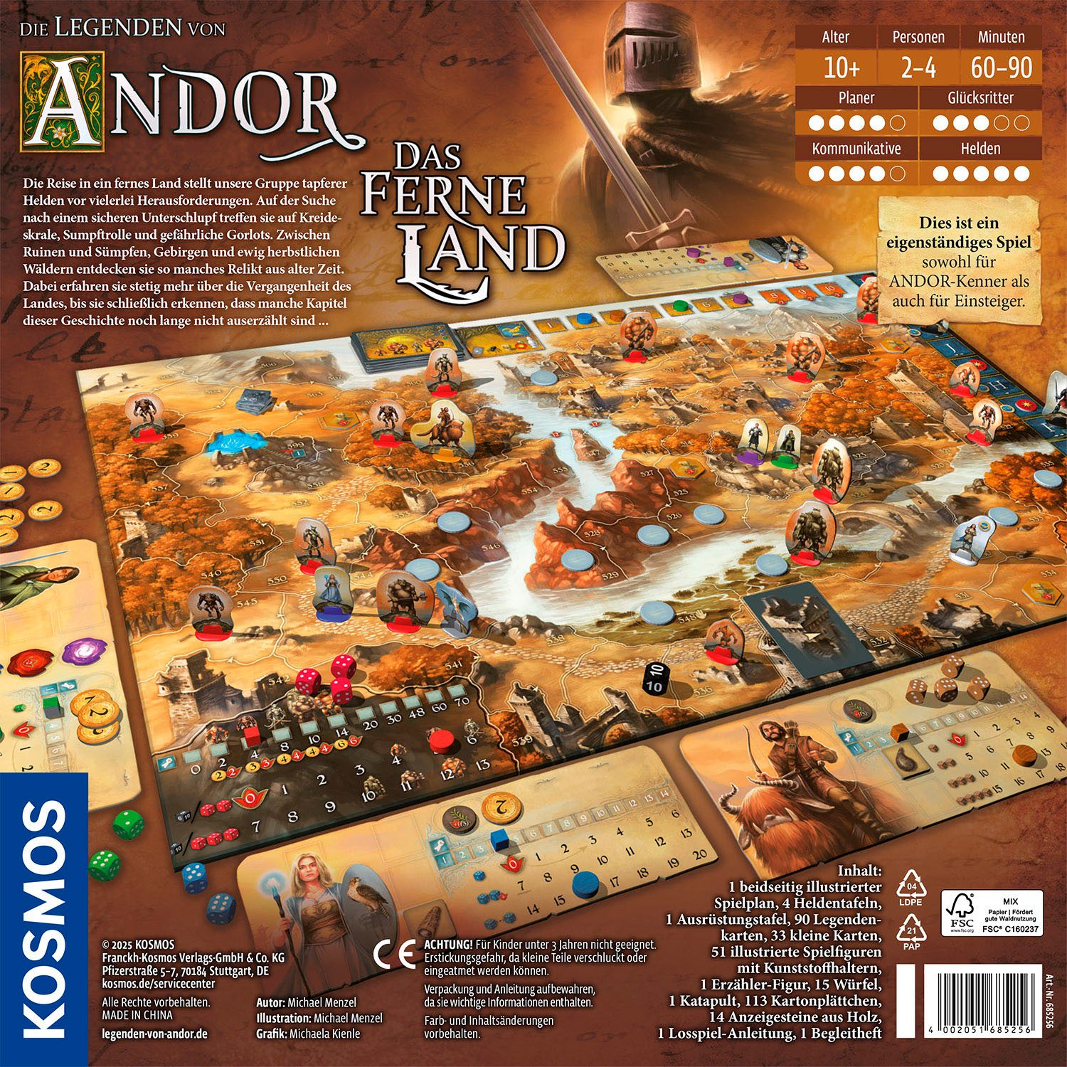 Kosmos Spiel Die Legenden von Andor - Das ferne Land, Strategiespiel